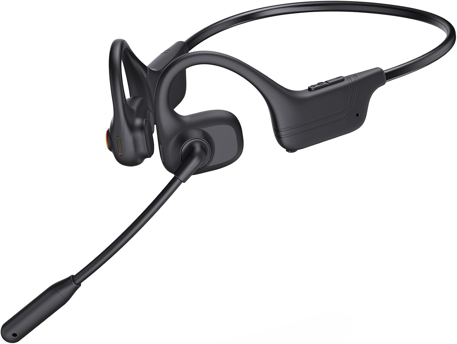 Open Ear Bluetooth Headphones with Mic - Wireless Headset with AI Noise Cancelling & Multipoint Connect (Bluetooth 5.3) | Sweatproof for Running, Workouts, Driving & Office Work | Perfect for Outdoor Activities, Gym & Conference Calls