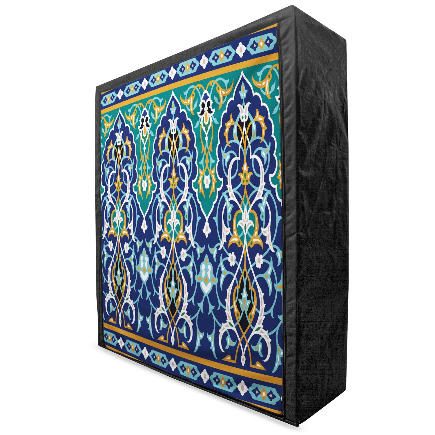 Ambesonne Moroccan Portable Fabric Wardrobe with Shelves - 59