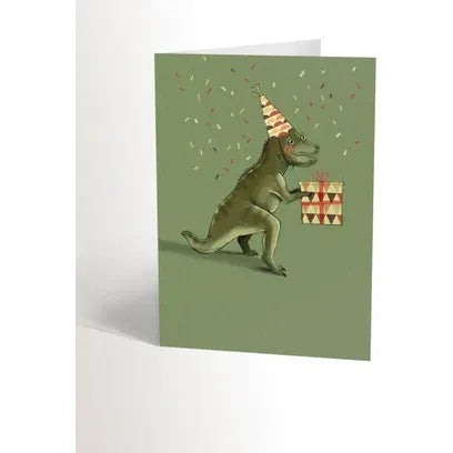 Dinosaur Birthday Card - Funny & Unique Greeting Card for Kids, Boys, Girls - Perfect for Birthday Parties, Gifts, and Special Occasions