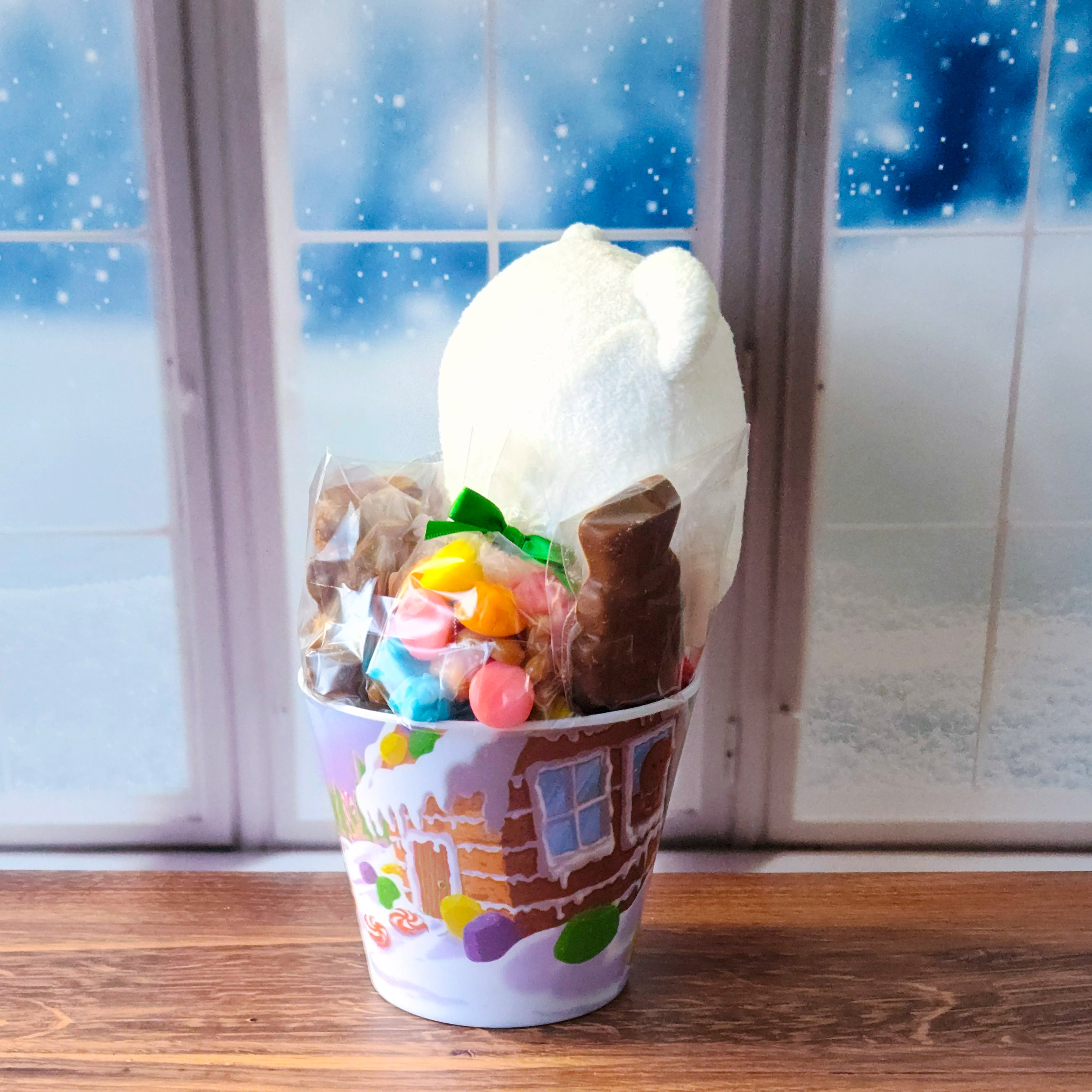 Holiday Gift Pail with Stuffed Animal - Perfect Christmas Stocking Stuffer & Birthday Present for Kids