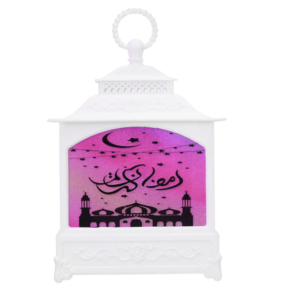 Vintage LED Desk Lamp - Ramadan Lantern with Warm Lights, Eid Mubarak Decoration, Muslim Festival Light for Home & Party Decor | Perfect for Ramadan Nights, Islamic Celebrations, and Cozy Retro Home Ambiance