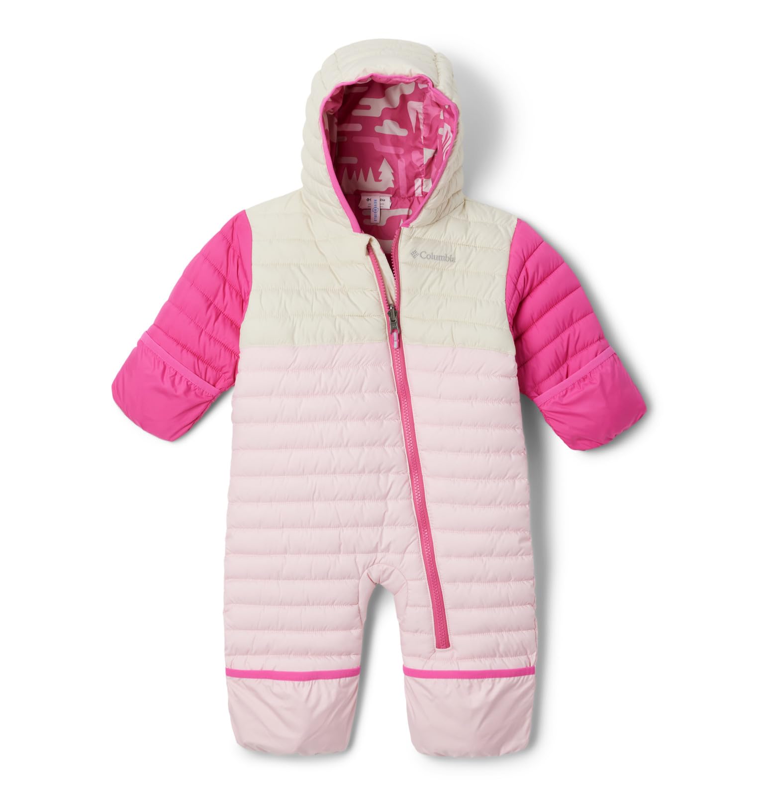 Columbia Unisex Baby Powder Lite II Reversible Bunting - Warm Winter Jacket for Infants & Toddlers - Perfect for Outdoor Adventures, Snow Play & Cold Weather Protection