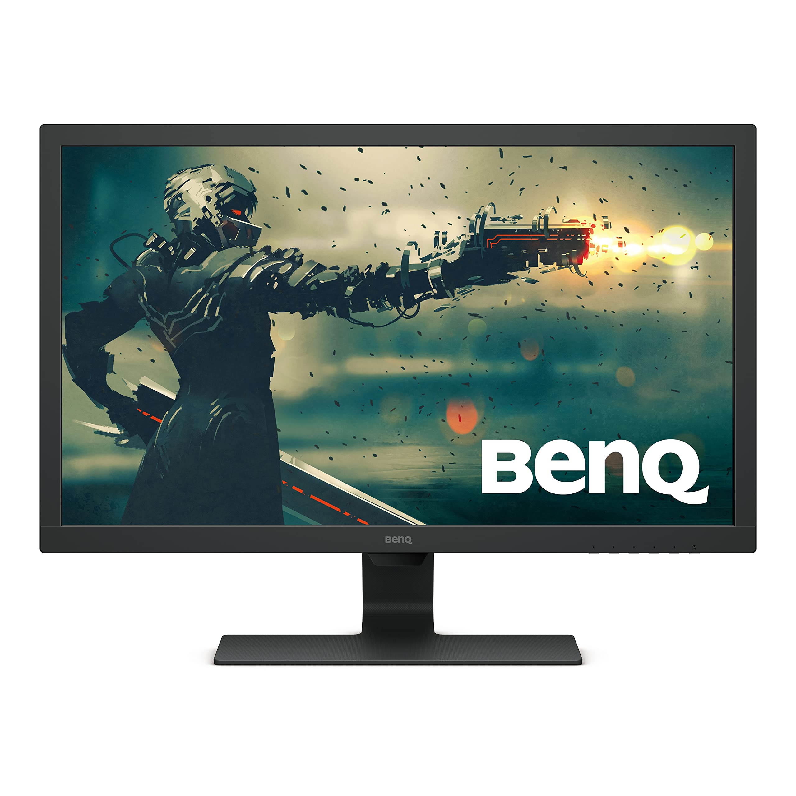 BenQ GL2780 27 Inch 1080P Gaming Monitor - 75Hz Refresh Rate, 1ms Response Time, Eye-Care Technology & Adaptive Brightness (Glossy Black) - Perfect for Home Office, Esports & Professional Workstations