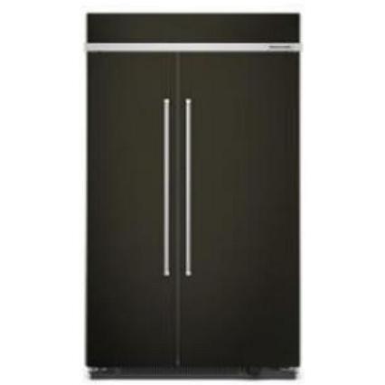 48 Inch Built-In Side by Side Refrigerator - 30 cu. ft. Capacity with Internal Ice Maker - Stainless Steel Finish (KBSN708MBS) - Perfect for Modern Kitchens, Entertaining & Large Family Storage
