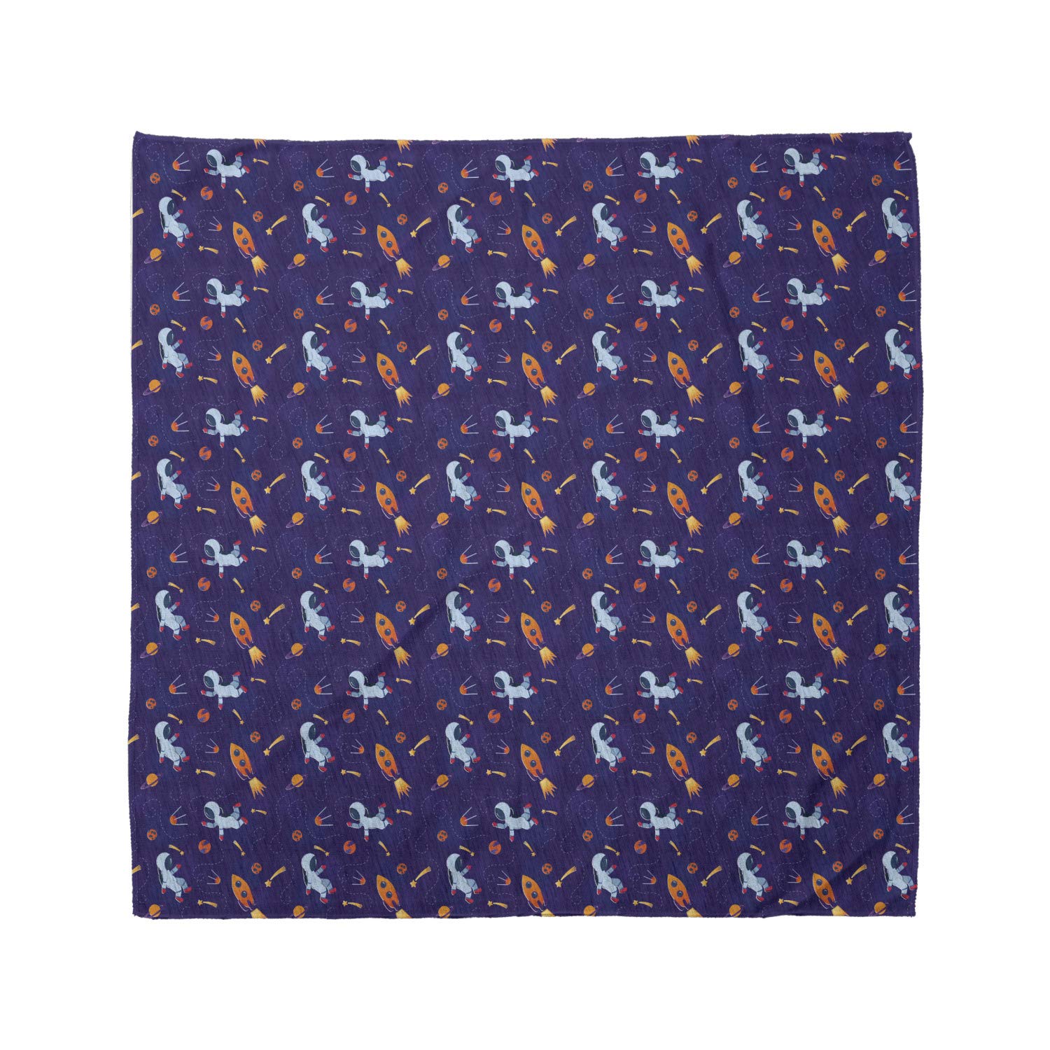 Ambesonne Galaxy Bandana - Astronaut & Planets Space Design - Unisex Head & Neck Scarf for Men & Women - Perfect for Outdoor Activities, Cosplay & Fashion Accessories