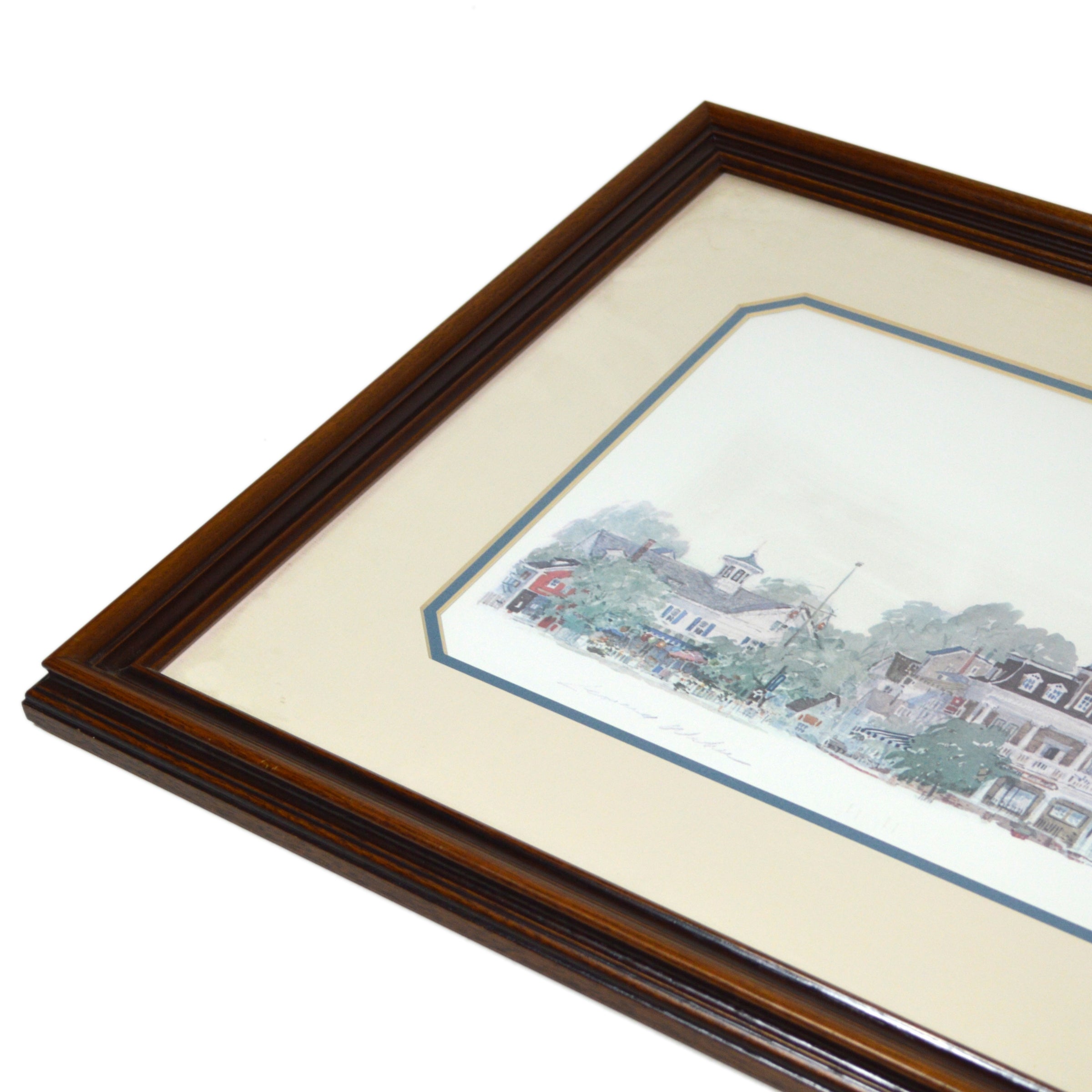 Limited Edition Framed Print Signed by Leonard Weber - Numbered 362/500 - Provincetown MA Artwork - Perfect for Home Decor, Office Wall Art & Gift Giving