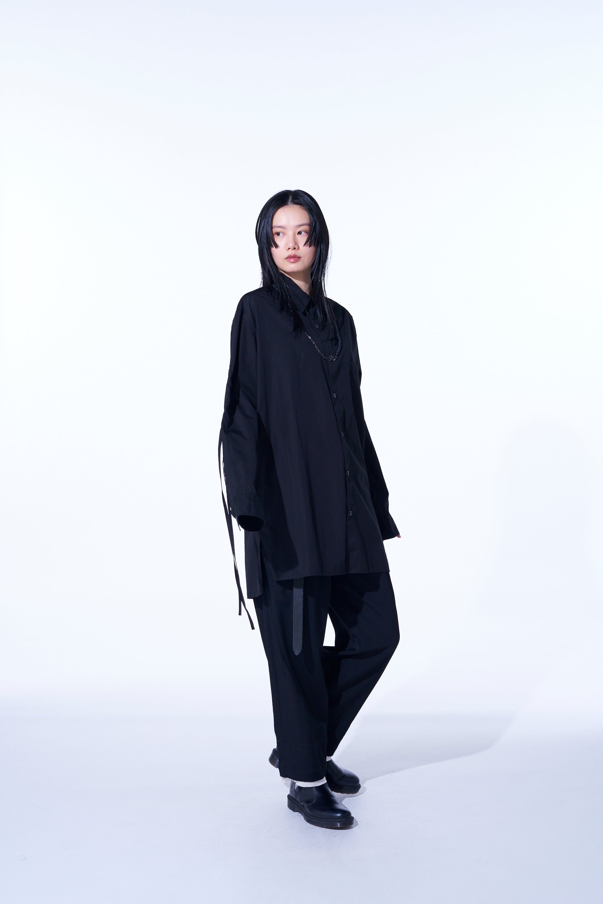 Premium Cotton Broadcloth Oversized Shirt with Adjustable Gathered Strings | Comfortable Loose Fit Women's Blouse for Casual Wear & Layering