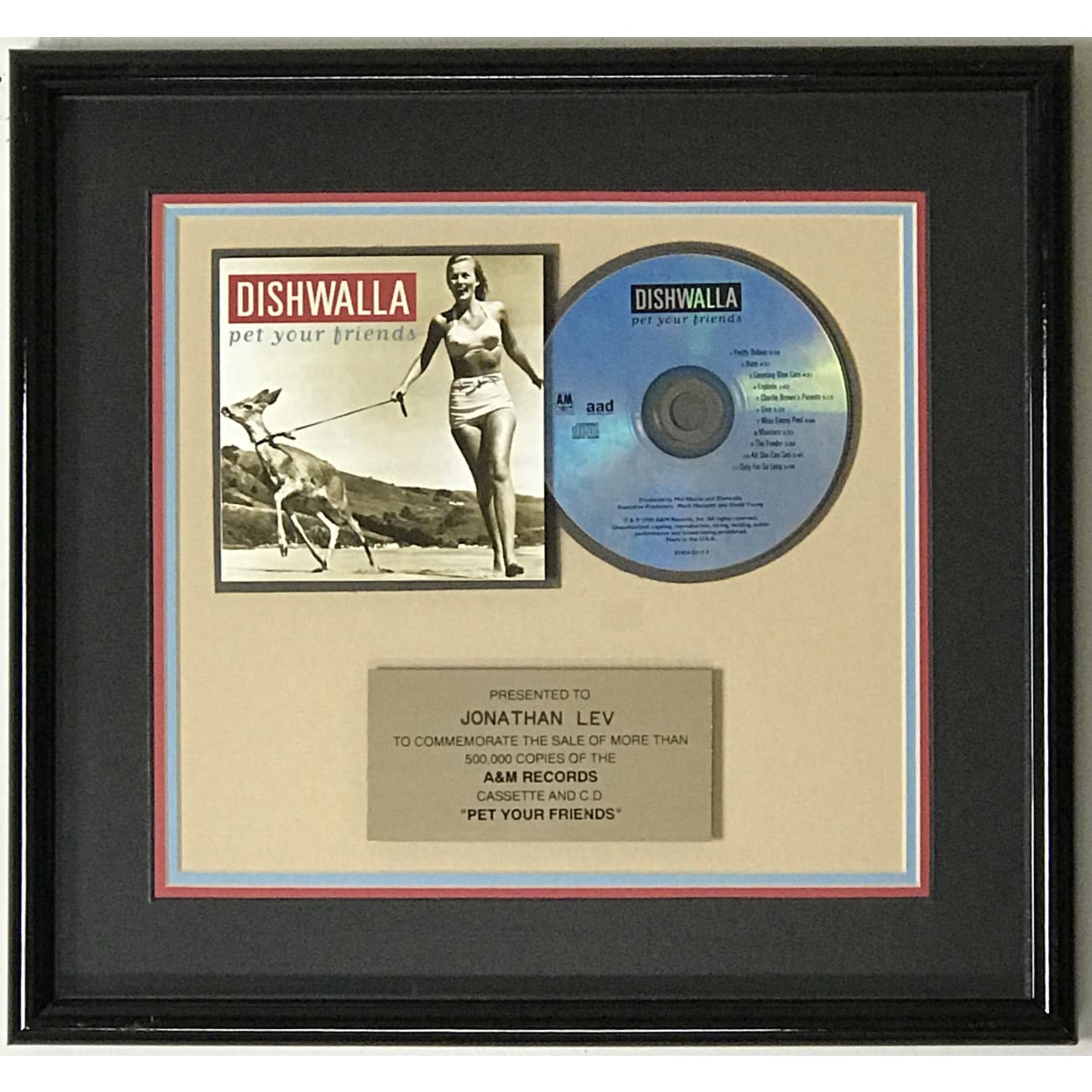 Dishwalla Pet Your Friends A&M Label Award-Winning Music Album - Perfect for Home Listening, Road Trips & Gift Giving
