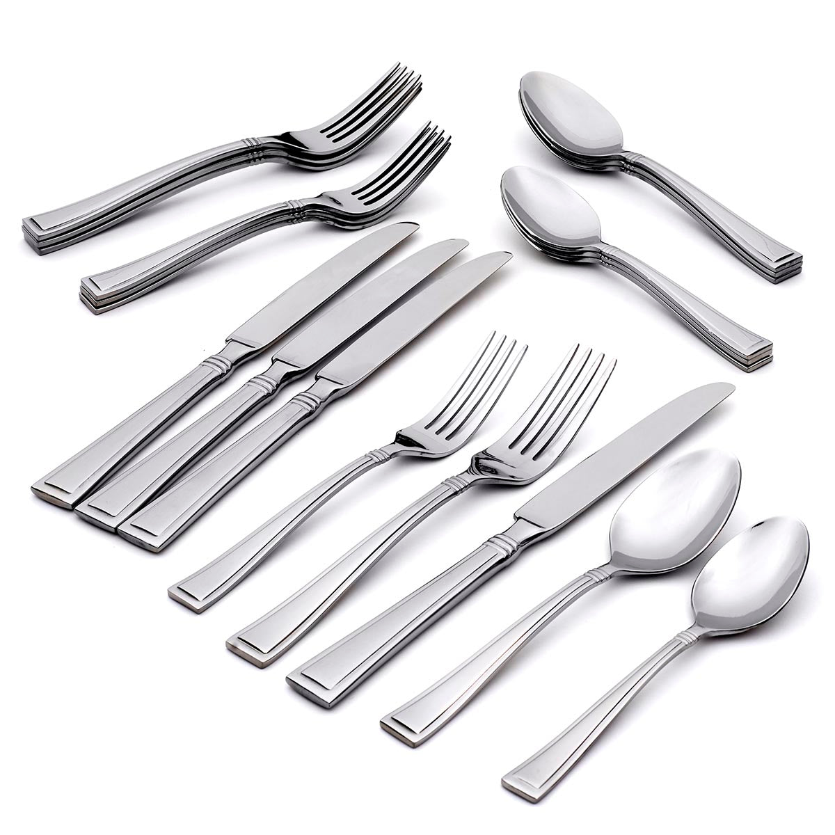 Butler 20-Piece Stainless Steel Flatware Set - Elegant Silverware for 4 Place Settings - Perfect for Dining, Entertaining & Wedding Gifts