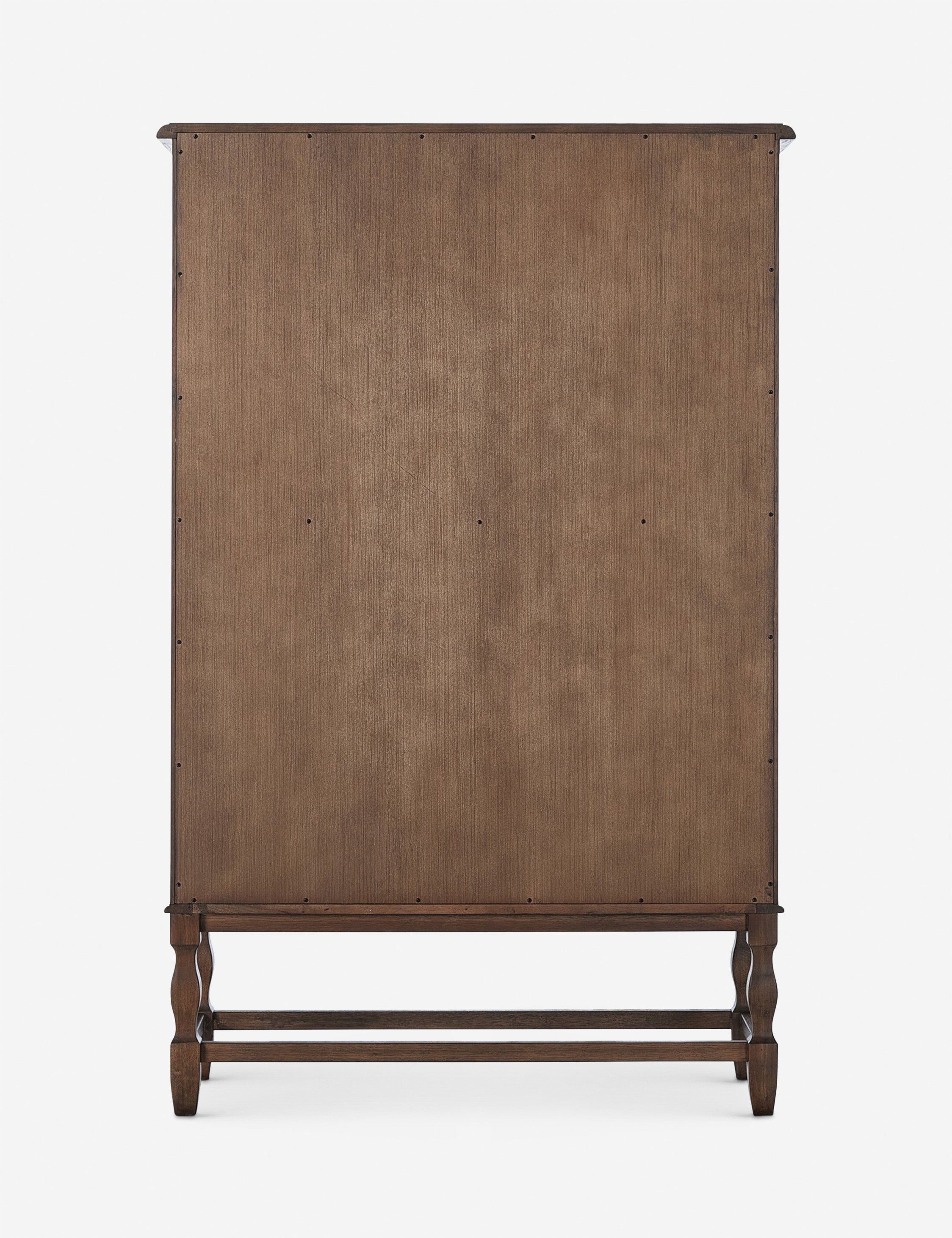 Finley Curio Cabinet by Amber Lewis x Four Hands - Elegant Glass Display Cabinet for Collectibles, Home Decor & Storage - Perfect for Living Room, Dining Room & Office Showcase
