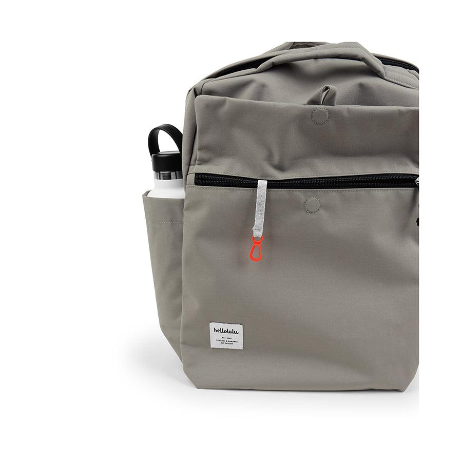 HELLOLULU Carter All Day Backpack - Soft Gray Lightweight Laptop Backpack for Women & Men, Water-Resistant Travel Backpack for Work, School, College, Commuting & Outdoor Activities