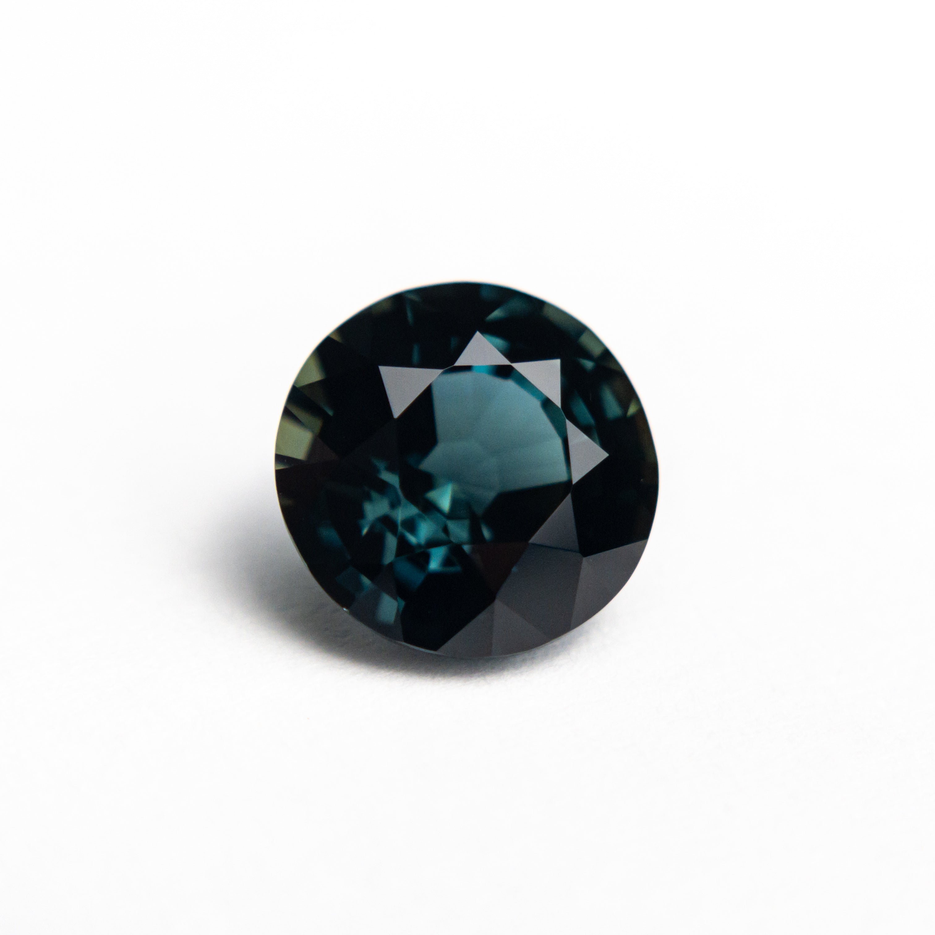2.09ct Round Brilliant Blue Sapphire Gemstone - 7.77x7.70x4.71mm (20960) for Engagement Rings & Jewelry Making