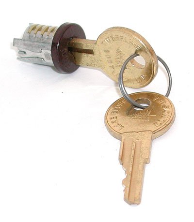 Timberline Lock Plug Stat Bronze Keyed Alike Key Number 104 (4-Pack) - Secure Cabinet, Drawer & Mailbox Locks for Home & Office Security
