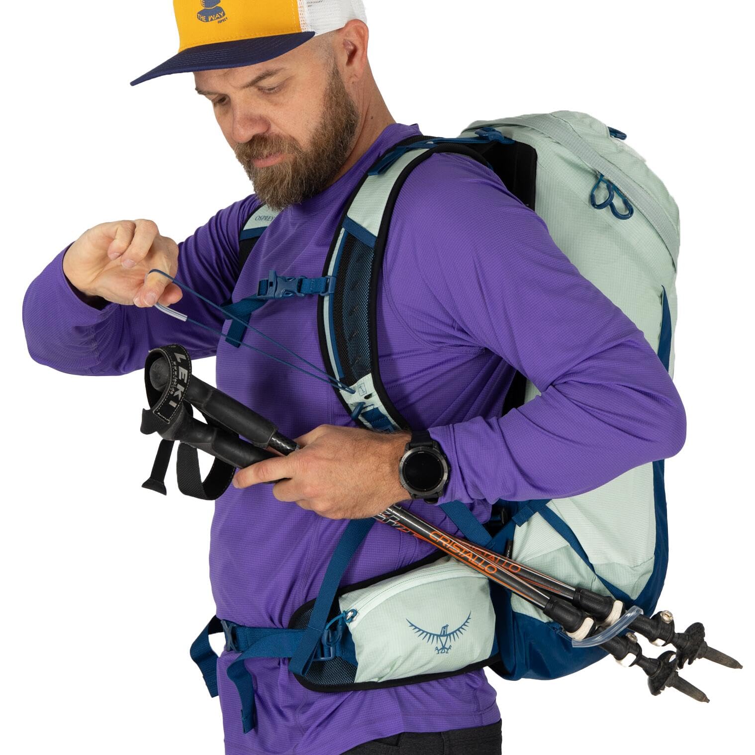 Osprey Talon 26L Men's Lightweight Hiking Backpack with Hipbelt - Water-Resistant Daypack for Outdoor Adventures, Travel & Trekking | Phantom Grey/Dark Charcoal