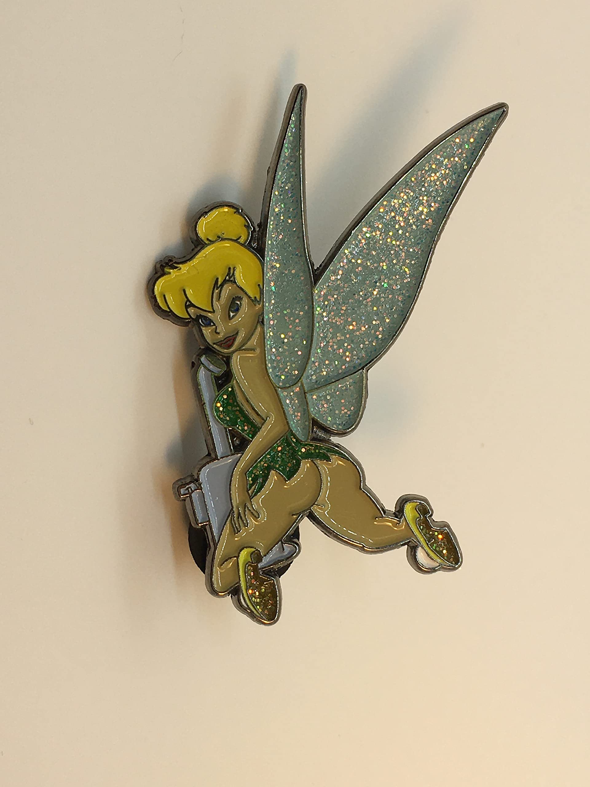 Vintage Psychedelic LSD Trippy Fairy Pixie Lapel Hat Pin - Hippie Deadhead Alloy Enamel Novelty Accessory for Music Festivals & Costume Parties
