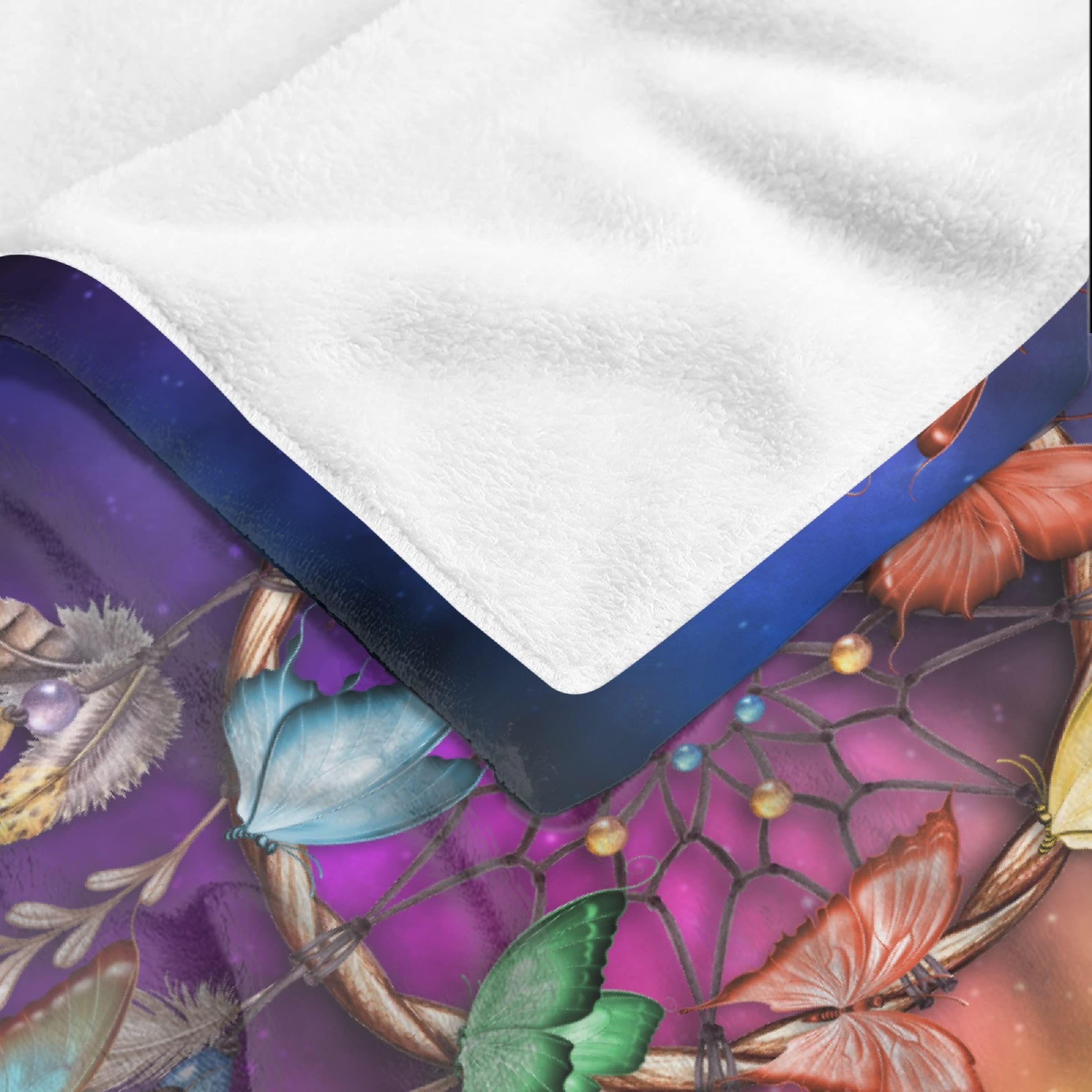 Butterfly Wind Chime Pattern Throw Blanket - Soft, Warm & Lightweight Quilt for Sofa, Bed, Travel - Perfect Gift for Men, Women & Kids - 90x120 Inches - Ideal for Family Gatherings, Picnics & Cozy Nights