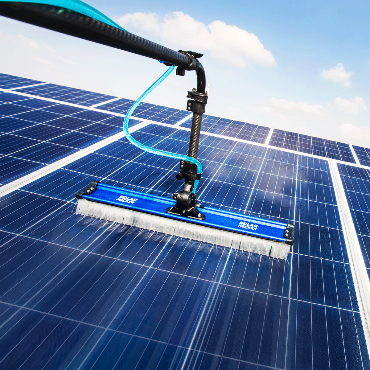 SOLAR ROCKER - Automatic Solar Panel Cleaner for Home & Commercial Use | Water-Free Cleaning System for Dust, Dirt & Debris | Perfect for Rooftop, Ground-Mounted & Off-Grid Solar Systems