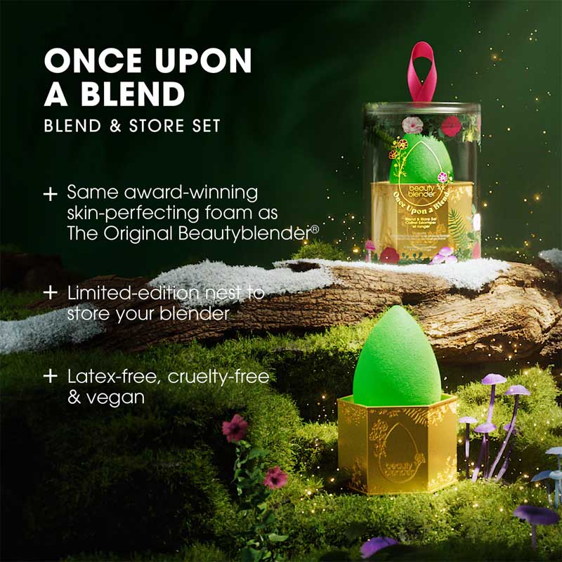 Beautyblender Once Upon a Blend Gift Set - Limited Edition Makeup Sponge Set for Flawless Foundation & Blending - Perfect for Professional Makeup Artists & Beauty Enthusiasts
