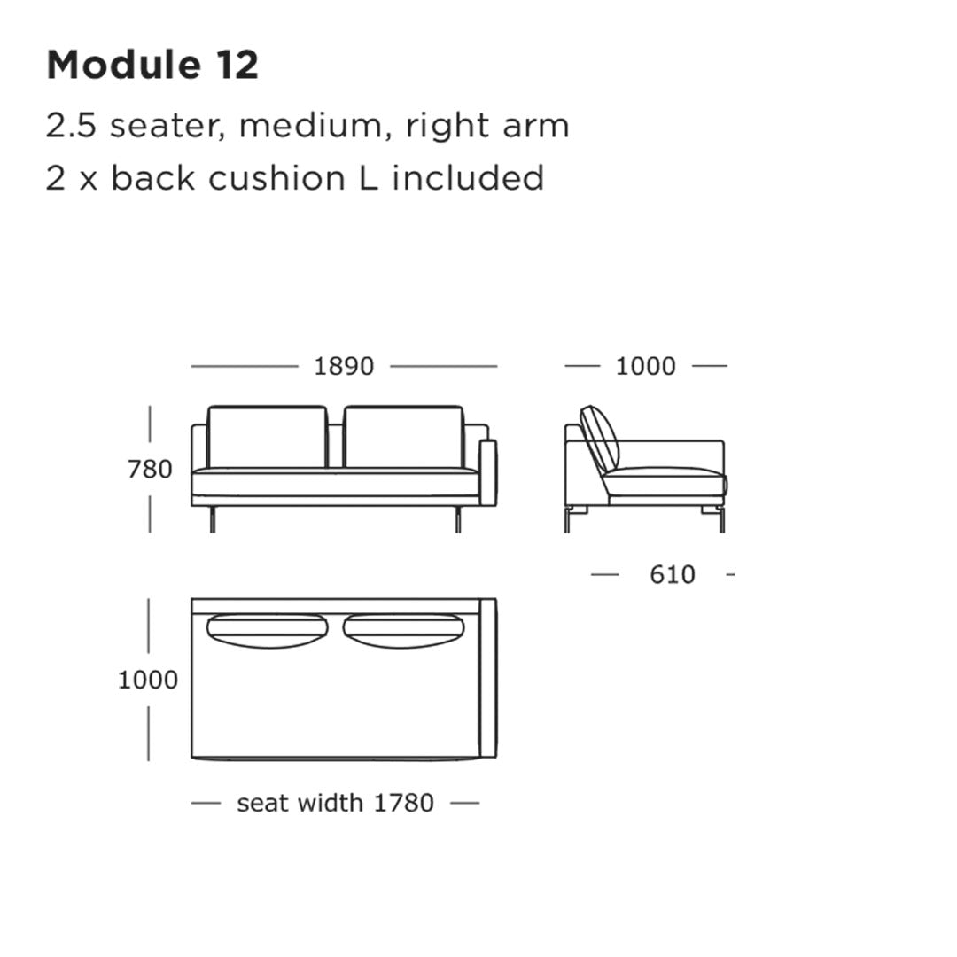 Edge V2 Pre-Configured Sofa Set - Modern Living Room Furniture for Easy Setup | Perfect for Small Spaces & Apartment Decor