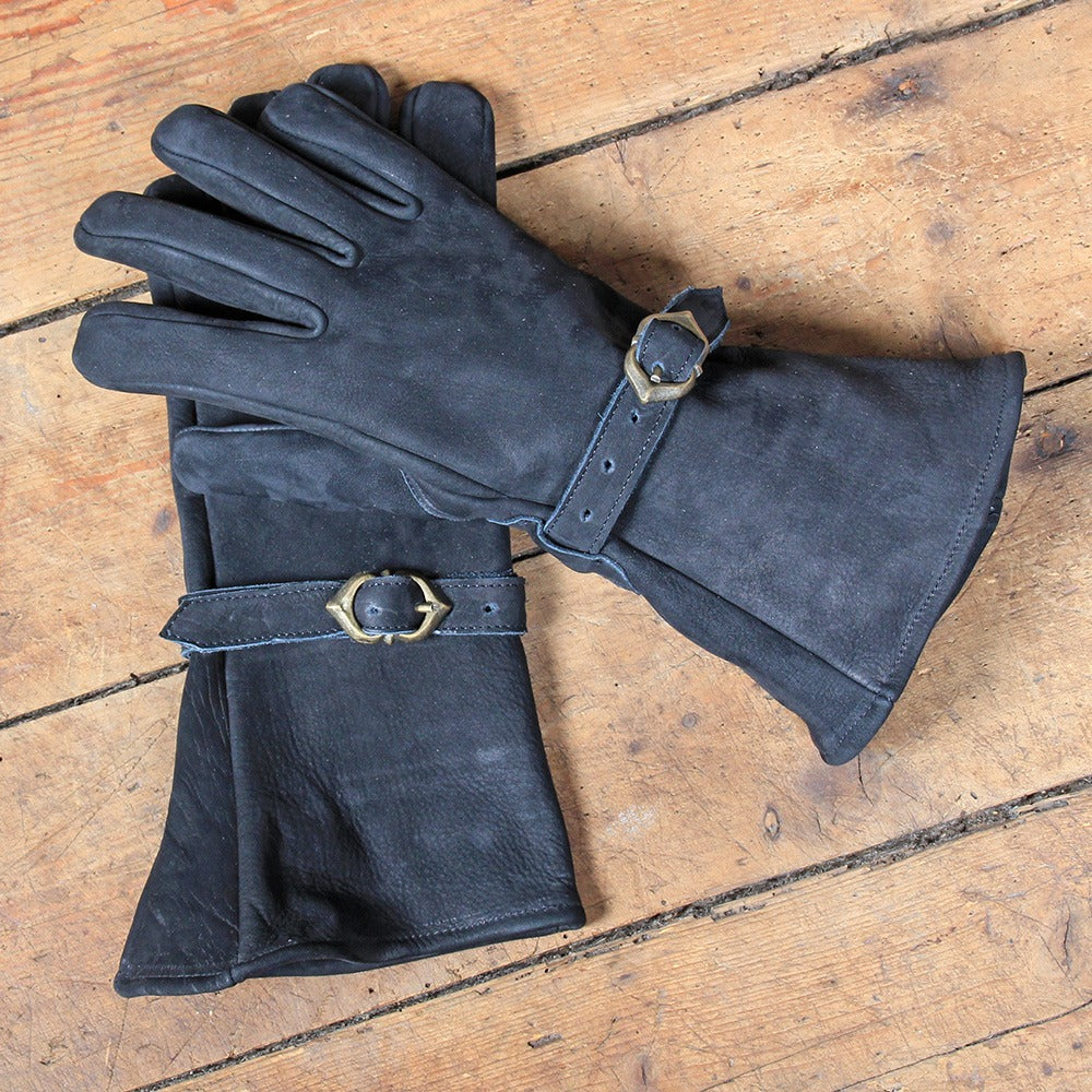 Premium Black Ulex Leather Gloves for Men & Women - Durable, Soft & Warm - Perfect for Driving, Motorcycling & Winter Outdoor Activities