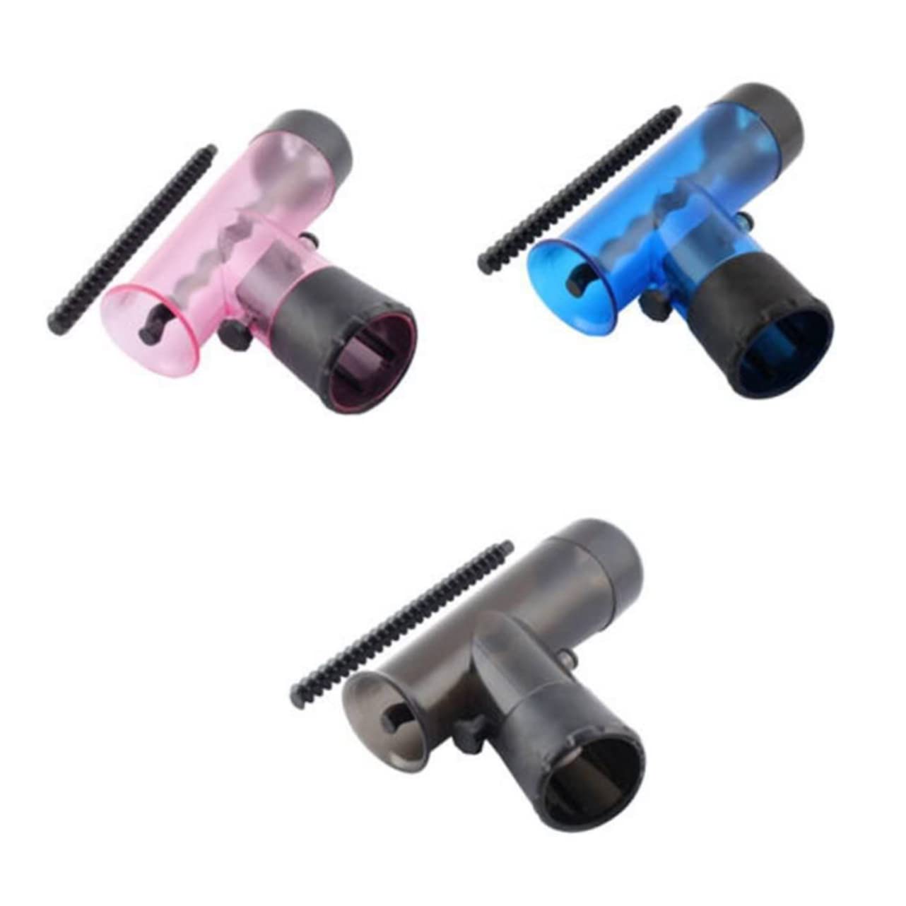 FOMIYES Plastic Hair Rollers & Curlers Set with Hair Dryer Nozzle - Spiral Hair Curling Tools for Curly Hair, Perm Rods & Barber Styling Accessories - Perfect for Home Salon, Professional Hairstyling & DIY Curly Hair Care