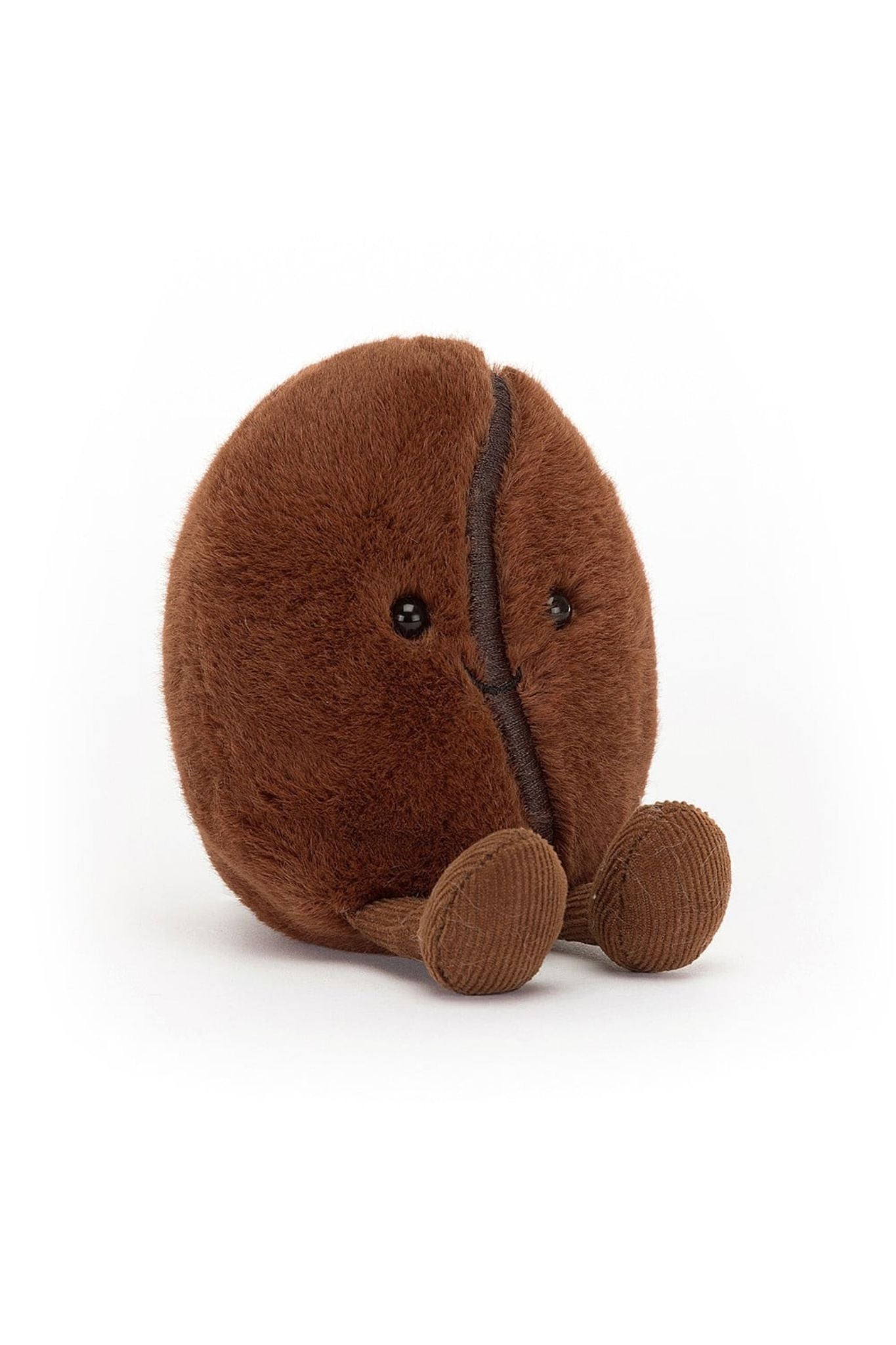 Jellycat Amuseable Coffee Bean Plush Toy - Cute & Soft Stuffed Bean for Coffee Lovers, Perfect Gift for Home Decor, Office Desk Companion & Stress Relief