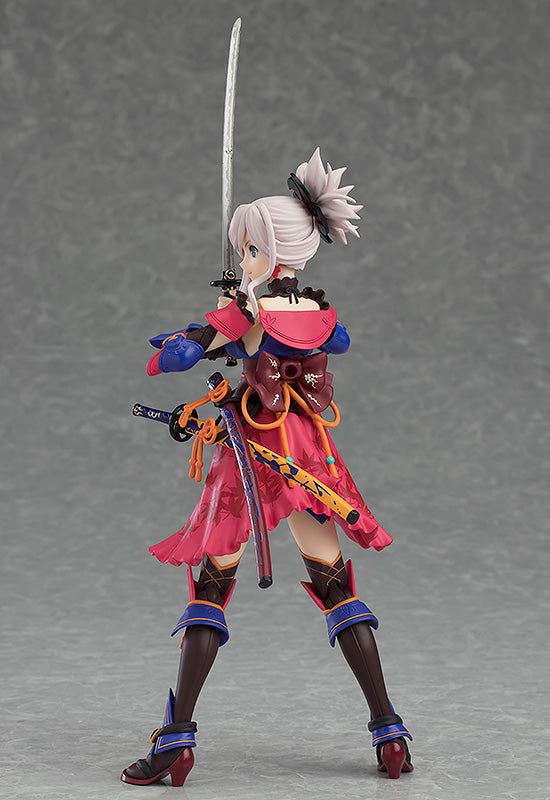 Figma #437 Saber Miyamoto Musashi Fate/Grand Order Action Figure - Anime Collectible for Display & Cosplay