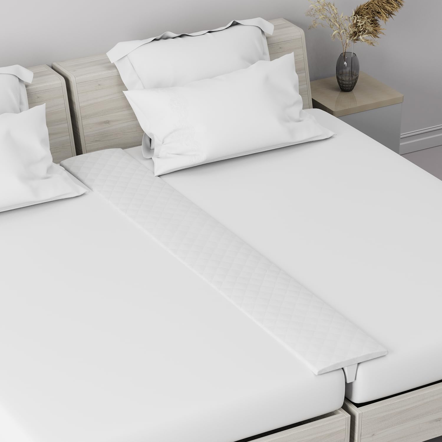 Twin XL to King Bed Bridge Converter Kit - Non-Slip Gap Filler for Adjustable Beds | Extra Wide 80