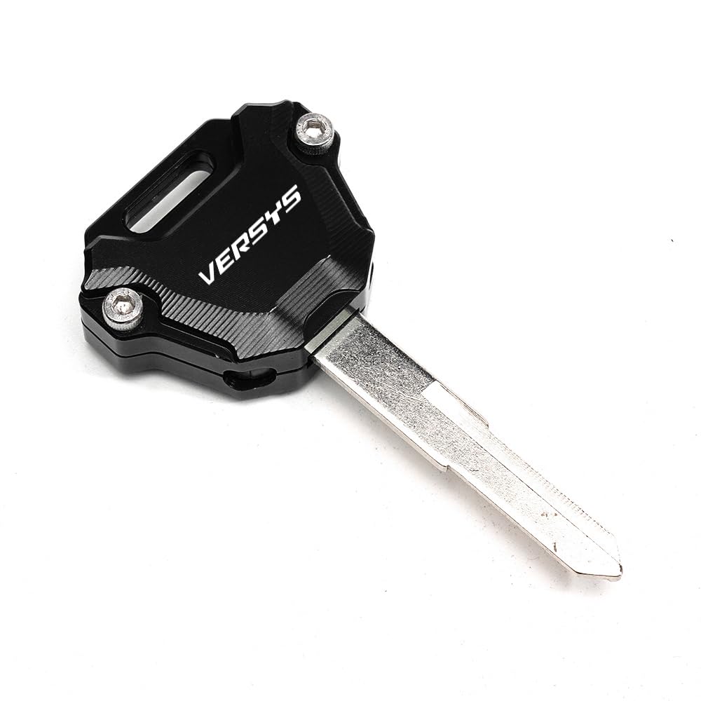 MOWOK Motorcycle Key Cover Case Shell & Keyring Keychain for Kawasaki Versys 650 1000 (2012-2021) - Durable Bike Key Accessories for Protection & Style - Perfect for Daily Commuting and Adventure Riding