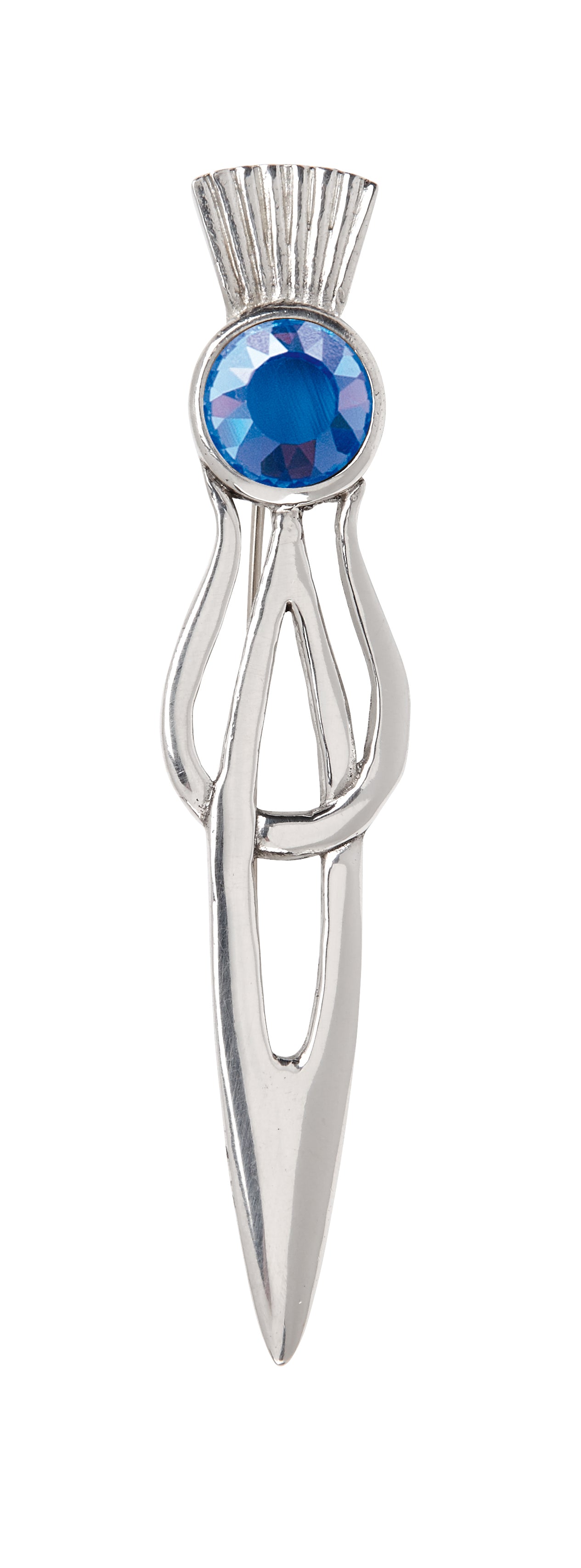 Stone Thistle Kilt Pin KP150 - Traditional Scottish Highland Dress Accessory for Men & Women | Perfect for Kilts, Tartans, and Celtic Costume Events