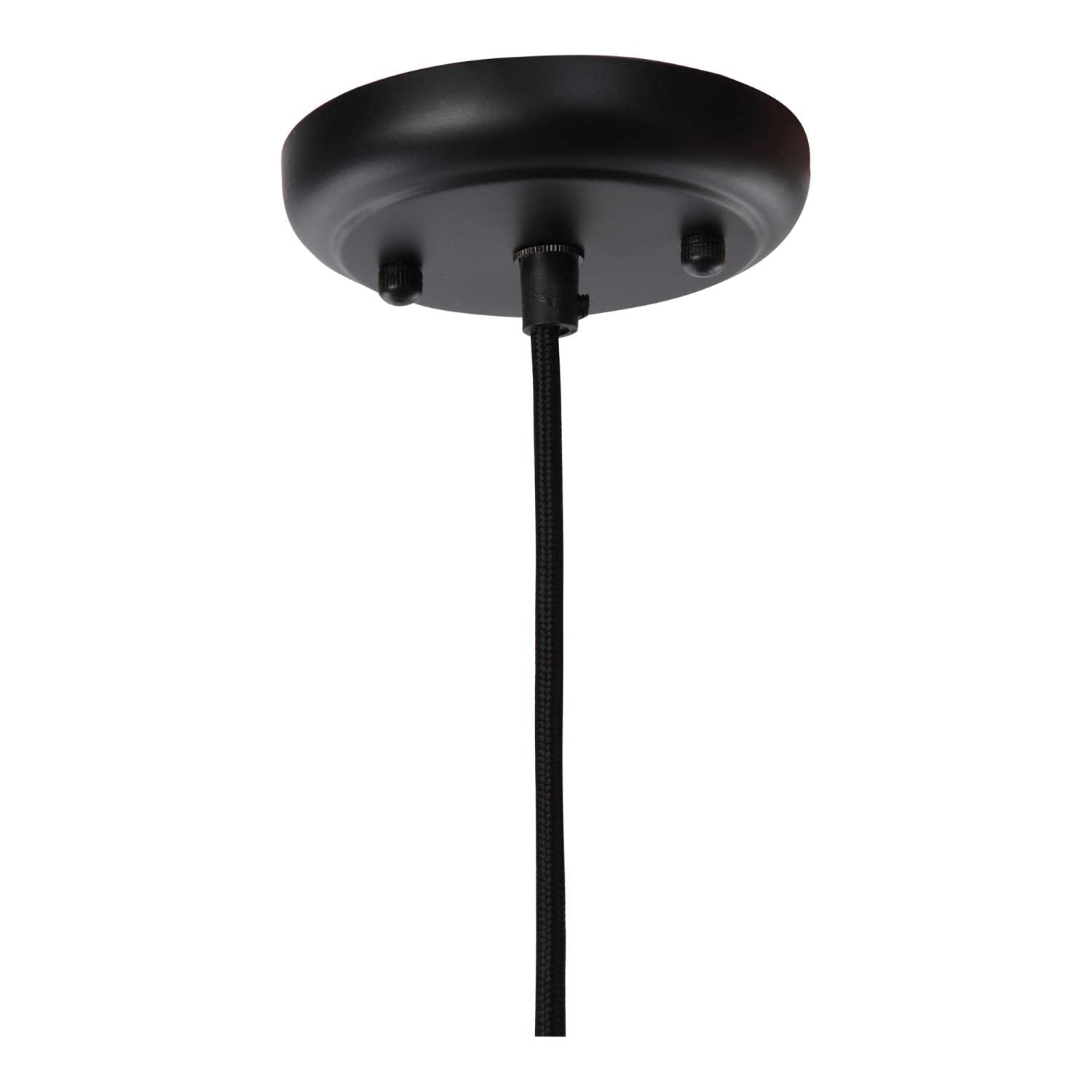 Moe's Home Collection Black Renata Pendant Light - Iron & Aluminum Modern Ceiling Fixture for Dining Room, Kitchen Island, or Bedroom Lighting