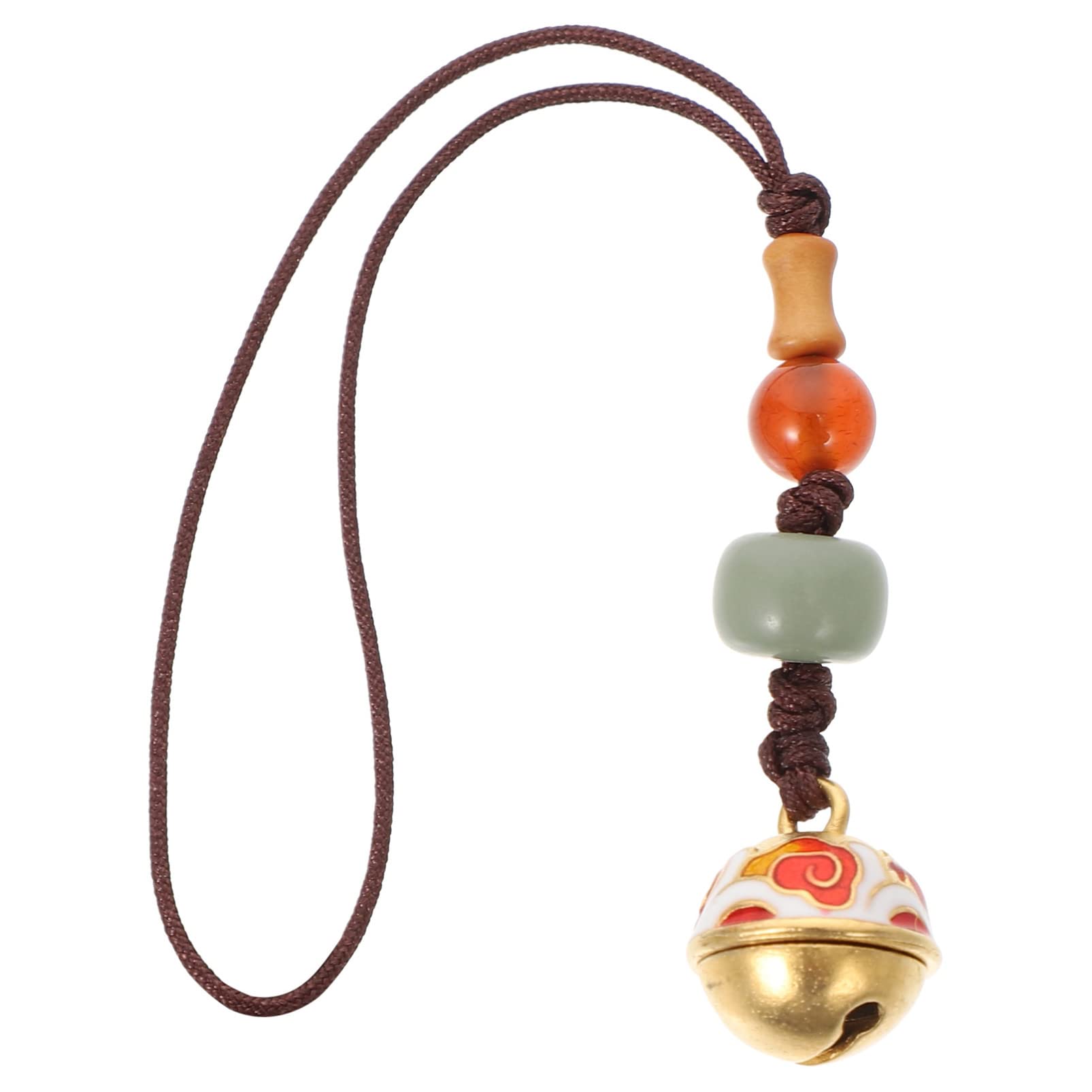 Buddha Phone Charm - Cute Cell Phone Strap with Bell, Wrist Lanyard & Keychain for iPhone Samsung - Perfect for Home Decor, Office Desk & Daily Use Accessories