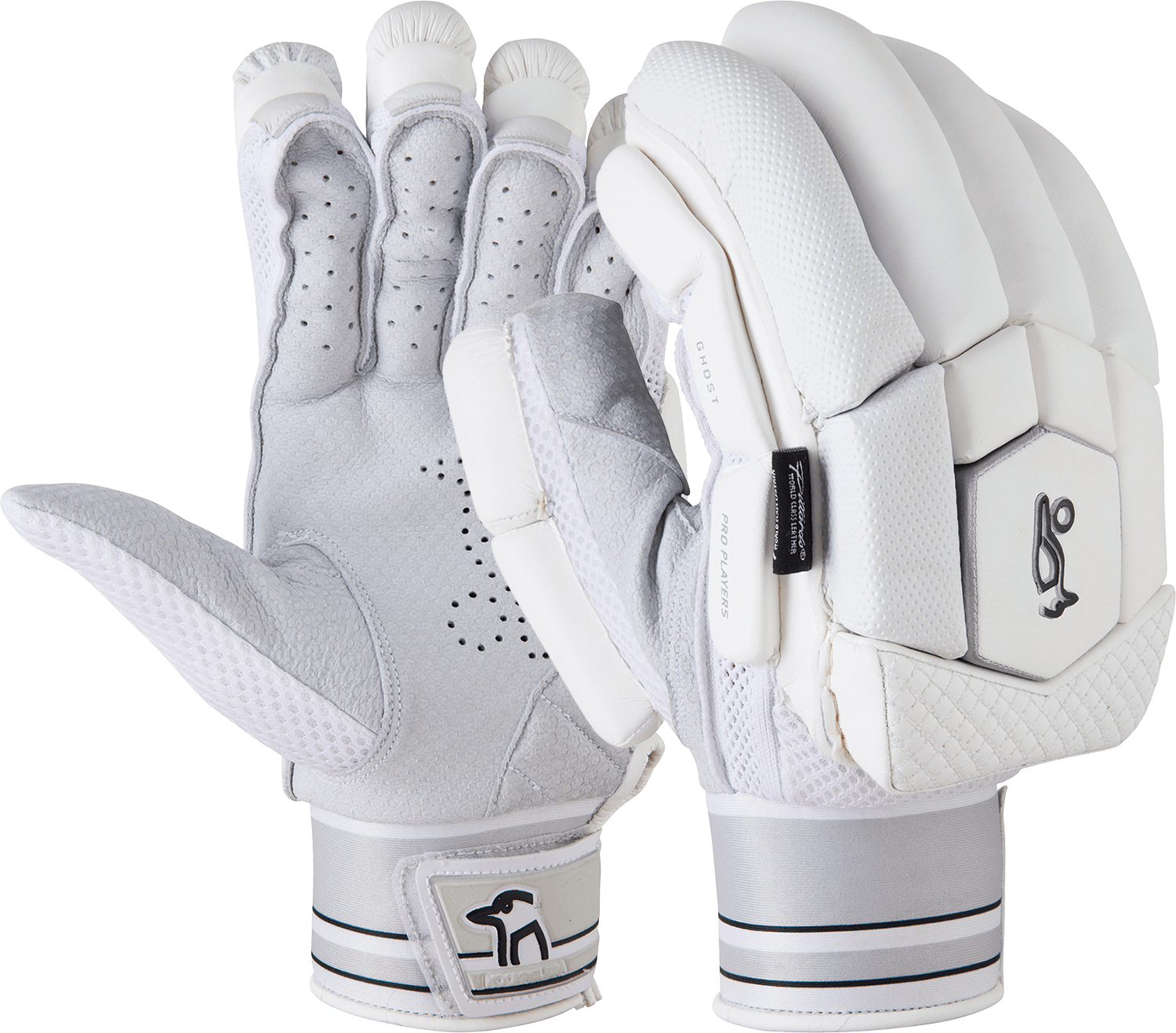 Kookaburra Ghost Pro Players Cricket Batting Gloves 2022 - Premium Leather Cricket Gloves for Professional Players - Perfect for Training & Competitive Matches