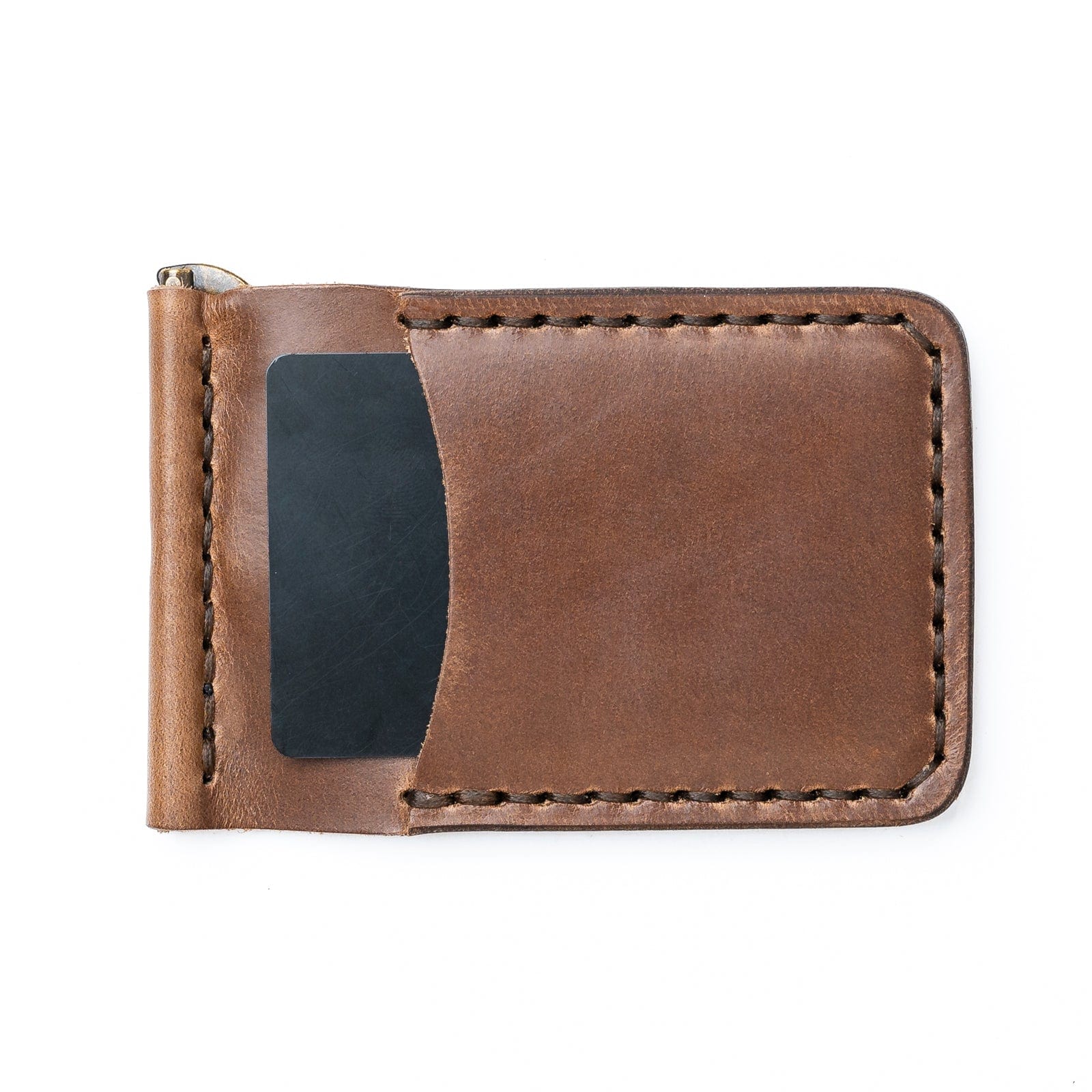 Genuine Leather Money Clip Wallet for Men - Slim RFID Blocking Bifold Wallet with Credit Card Slots - Perfect for Everyday Carry, Travel & Gifts