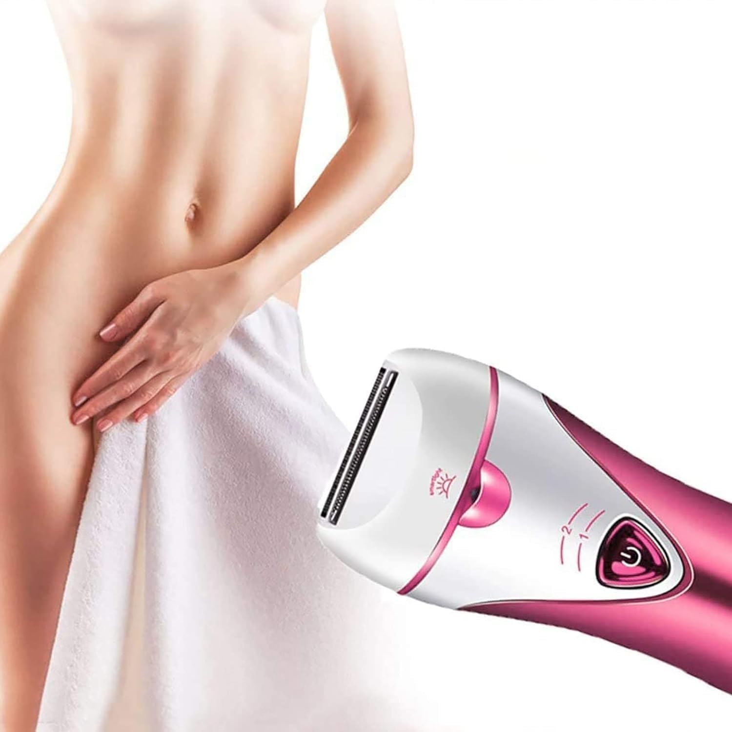 Best Women's Epilator Hair Removal System - 4-in-1 Electric Epilator, Trimmer, Shaver & Wet/Dry Razor for Legs, Face & Body | Painless Hair Removal for Smooth Skin at Home or Travel
