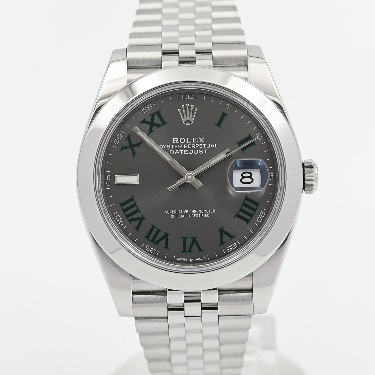Rolex Datejust 41mm Stainless Steel Watch - 2021 Model | Luxury Automatic Timepiece for Men | Perfect for Business, Formal Events & Everyday Wear