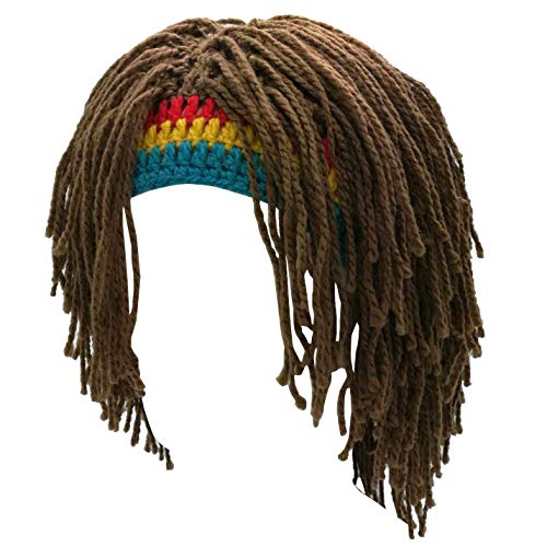 Dreadlock Beanie Brown