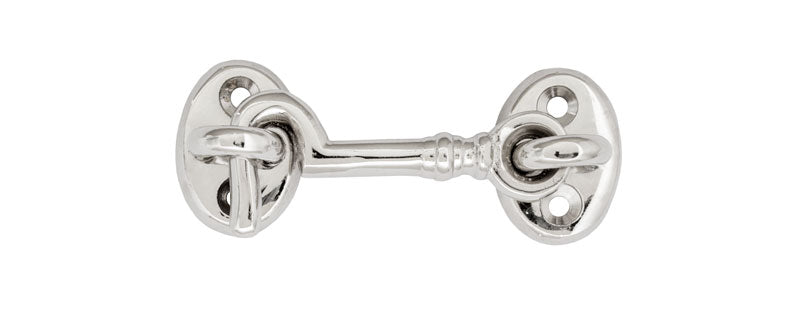 Nickel Hasp Lock - Kasthake Sekelskifte 55mm Heavy Duty Padlock for Gates, Sheds & Storage Units