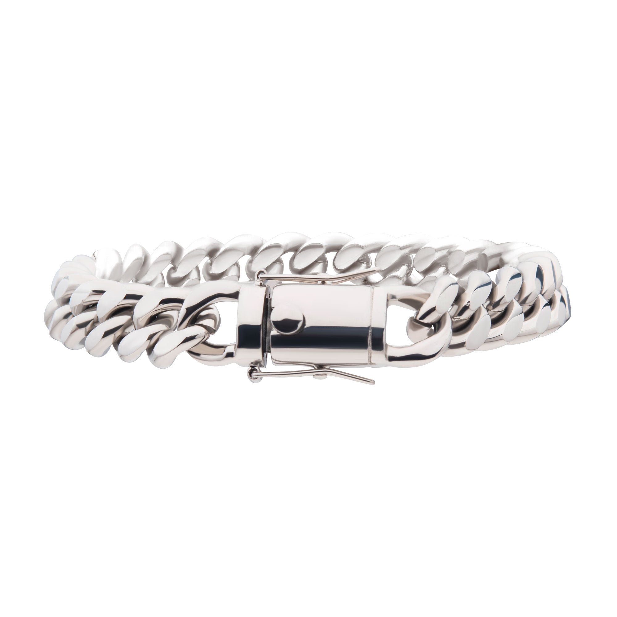 10mm Steel Miami Cuban Chain Bracelet for Men - Durable Stainless Steel Link Bracelet - Perfect for Casual Wear, Gifts & Hip-Hop Fashion Accessories