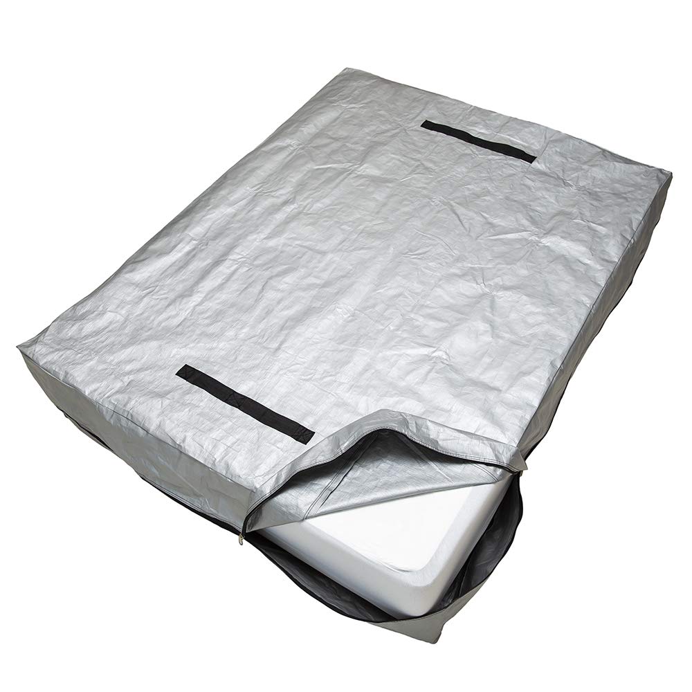 Caloona Reusable Mattress Cover for Moving & Storage - Heavy Duty Zippered Mattress Protector Bag with Reinforced Handles for Cal King Size Beds | Extra Thick Waterproof Storage Solution for Home, Dorm, or Travel