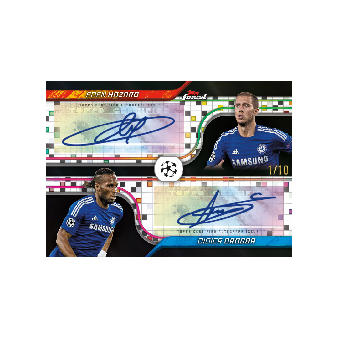 2024/25 Topps Finest UEFA Club Competitions Hobby Box - Premium Soccer Trading Cards Collection - Perfect for Collectors & Fantasy League Fans
