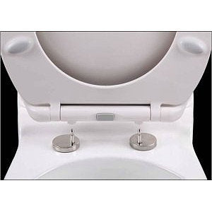 Soft Close Toilet Seat - Quiet & Durable Bidet Compatible Toilet Seat Cover - Perfect for Bathroom Upgrade & Home Comfort