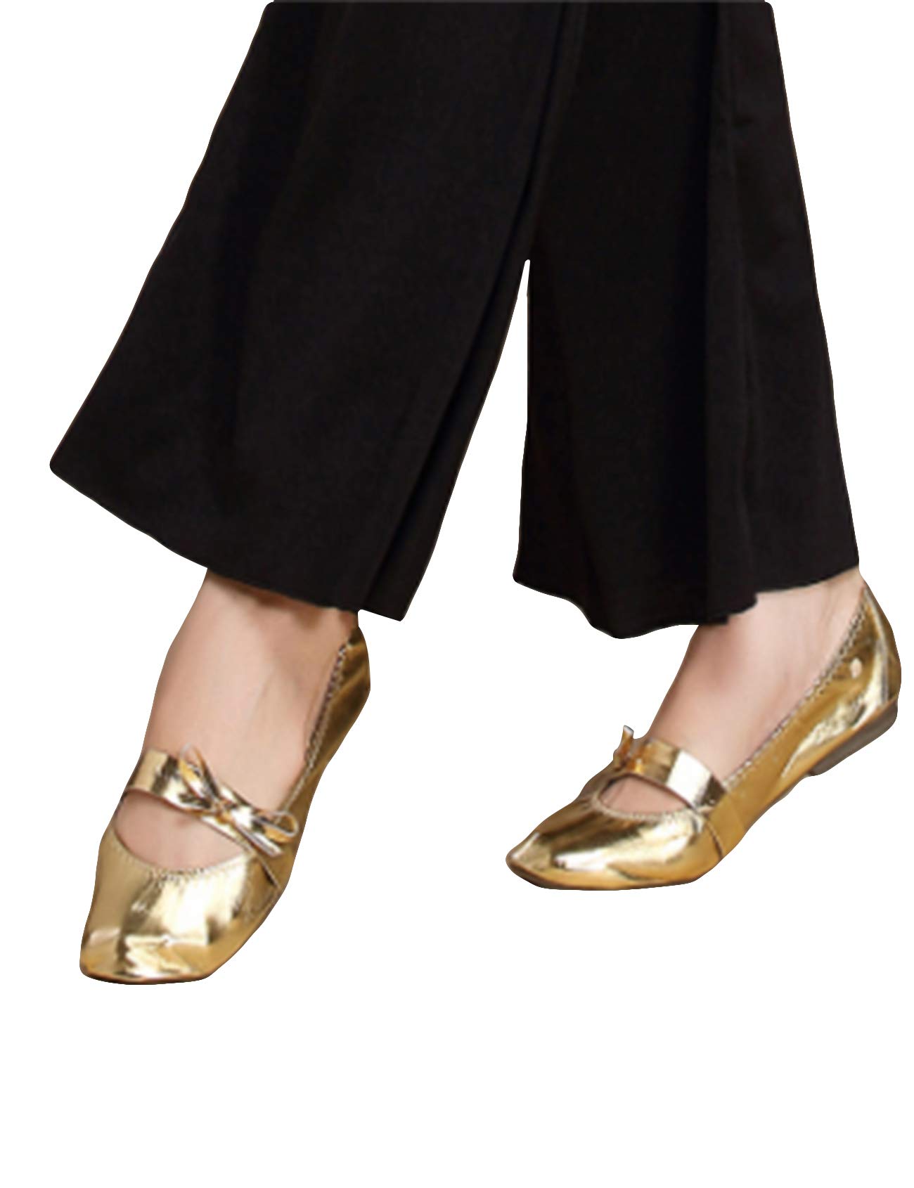 Women's Faux PU Belly Dance Shoes - Comfortable Latin Salsa Tango Practice Performance Shoes for Women