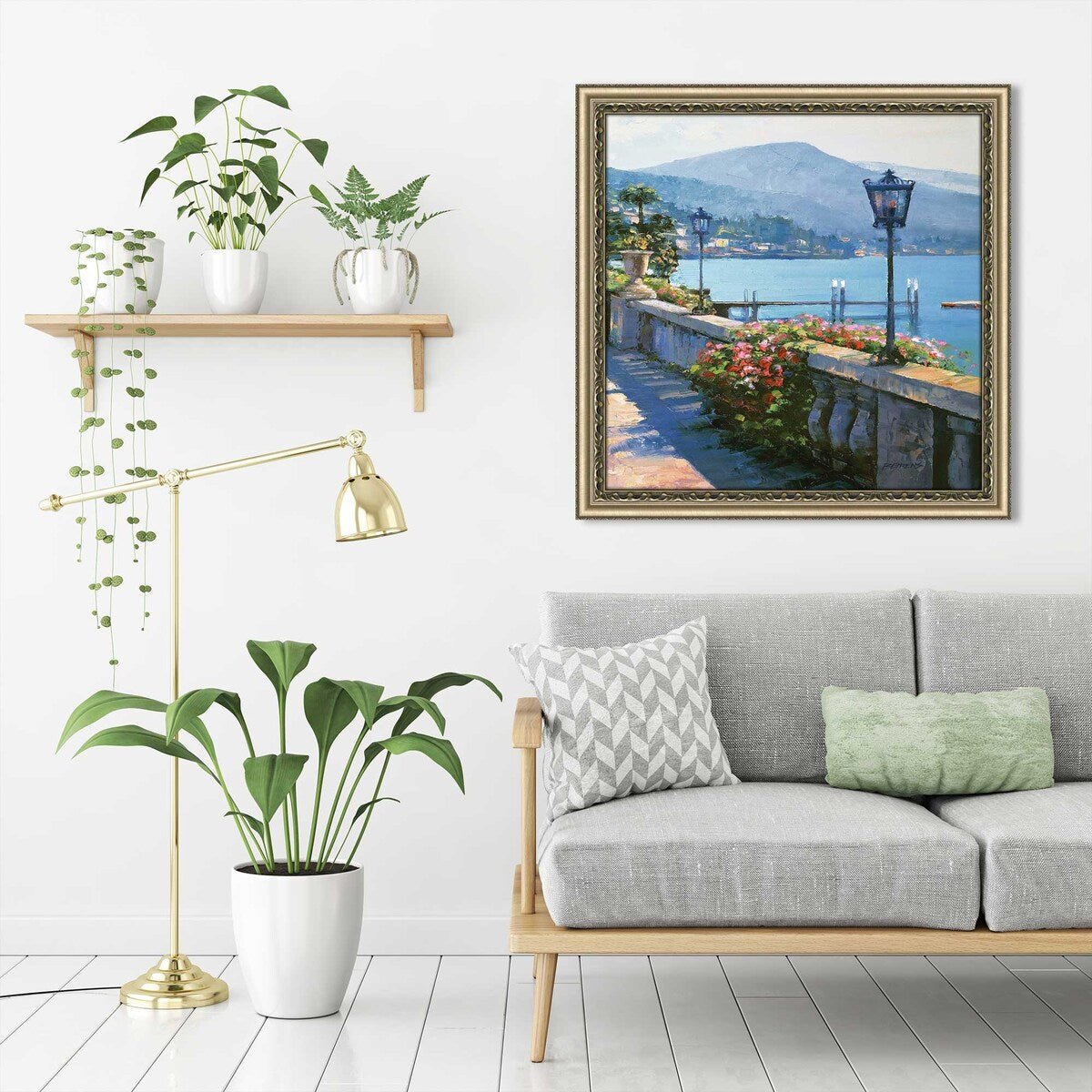 Bellagio Promenade by Howard Behrens II - Premium Acrylic Wall Art Print - Perfect for Living Room, Bedroom & Office Decor