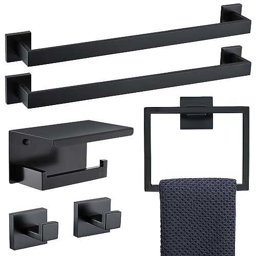 6-piece Black