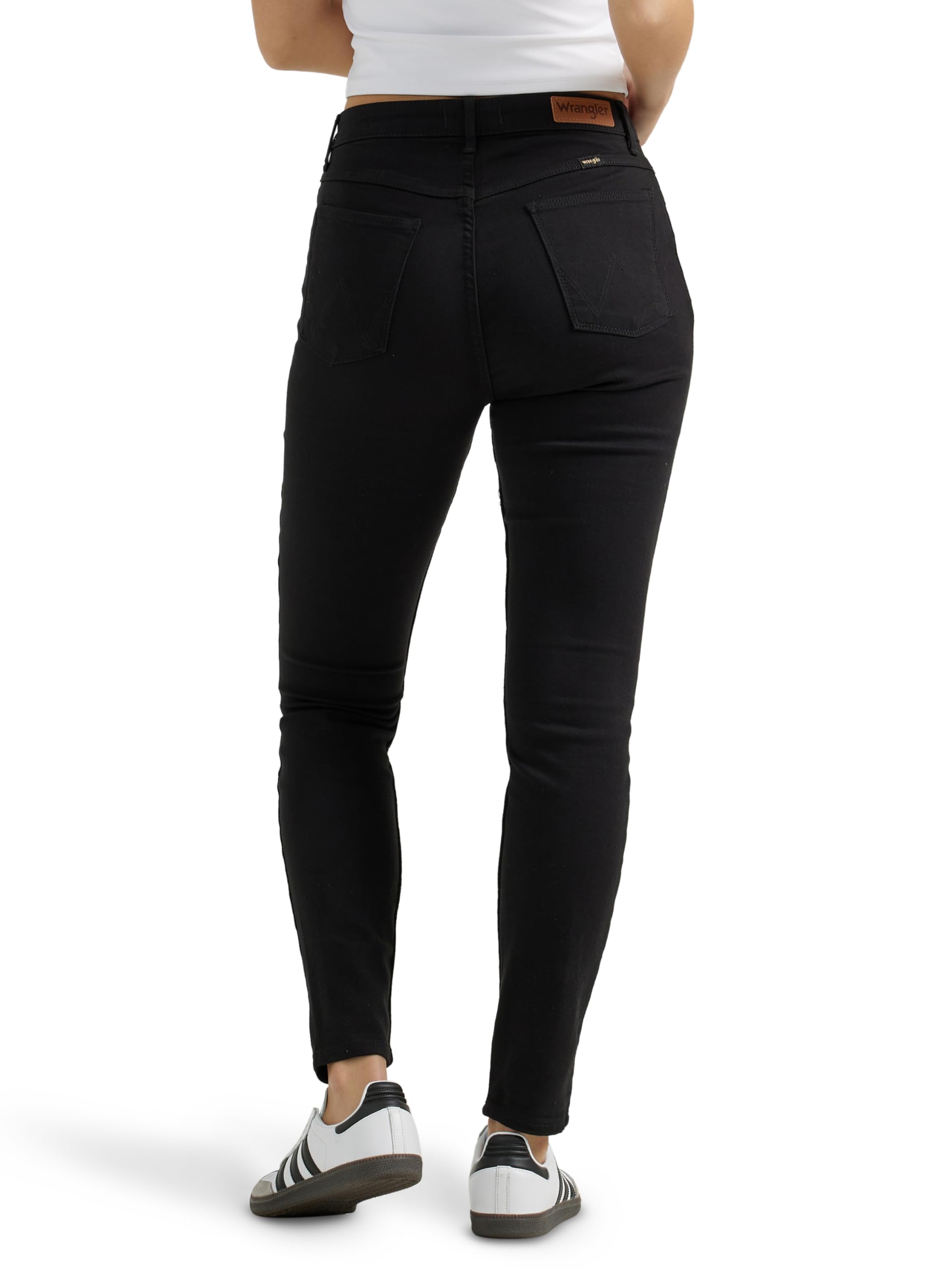 Wrangler Women's High Rise Unforgettable Skinny Jeans - Stretch Denim Pants for Casual Wear & Everyday Comfort | Perfect for Work, Date Night & Weekend Outfits
