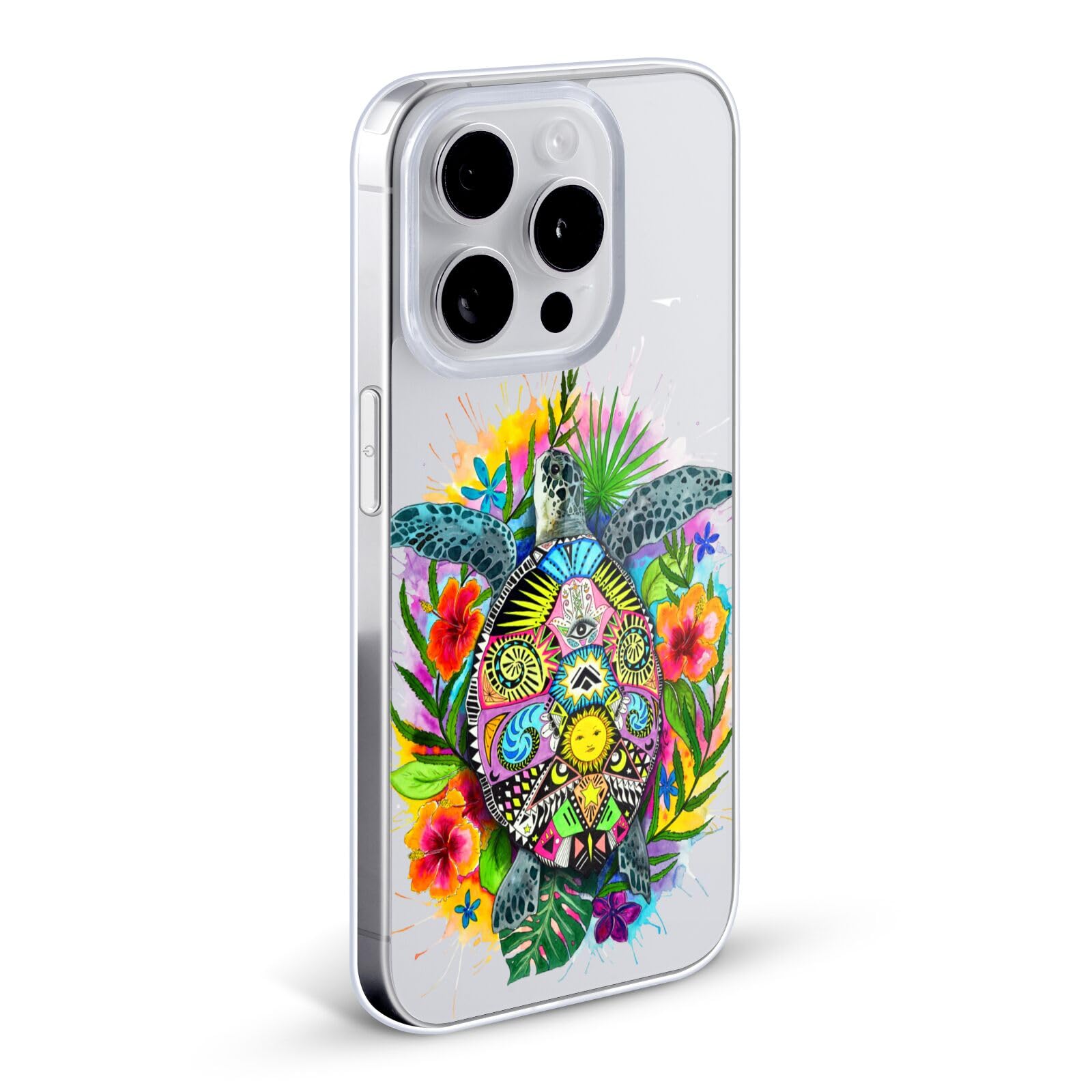 Officially Licensed Pixie Cold Turtle Life Animals Soft Gel Case for Apple iPhone 11 Pro Max - Cute Protective Phone Cover for Daily Use, Work & Travel