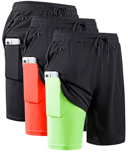 3 Pack Black / Black Green / Black Orange