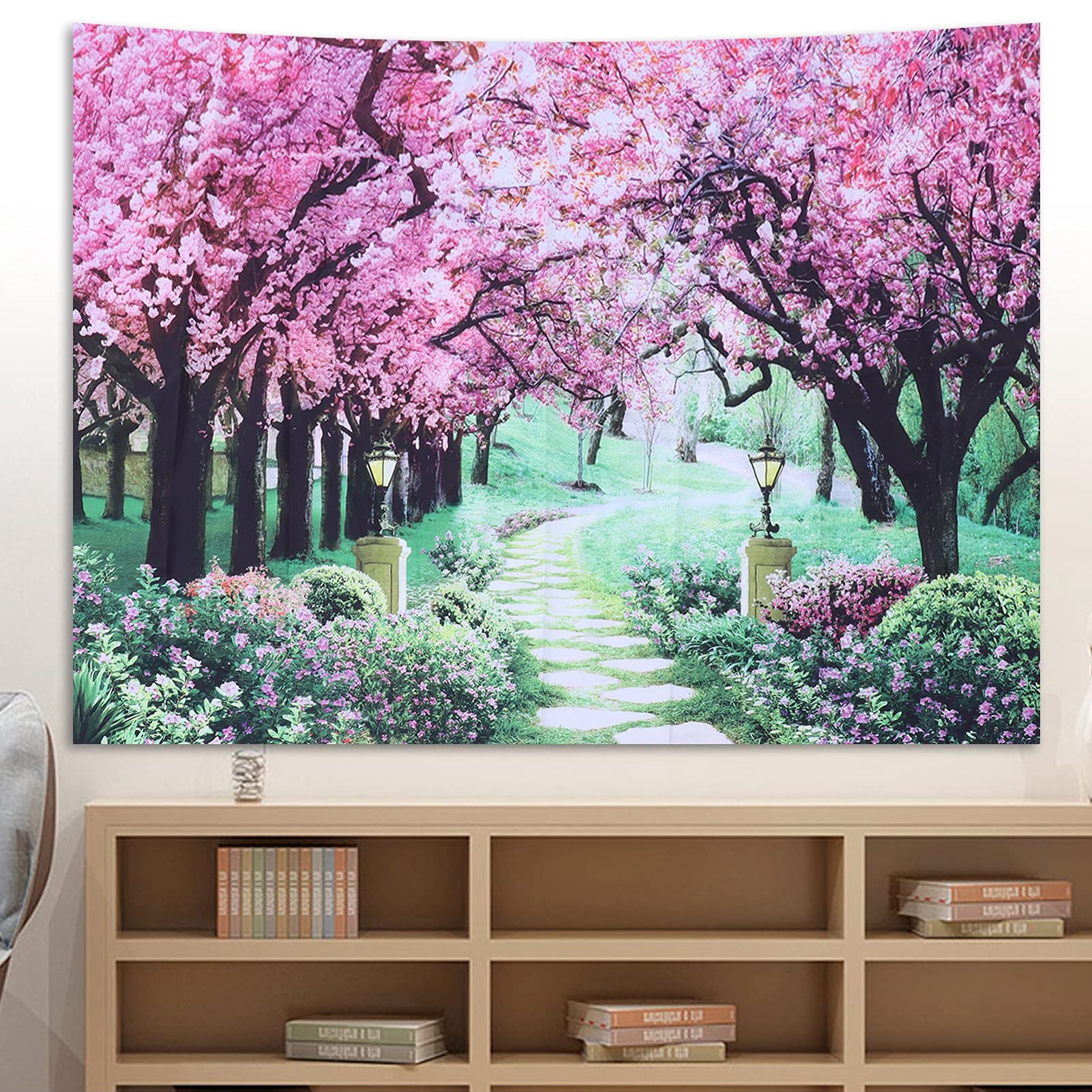 Luroze Nature Wall Tapestry - 79x59 Inch Polyester Tapestry for Wall Decor, Beach Towel, Bedspread & Picnic Blanket | Boho Home Decor, Outdoor Camping & Festival Essential