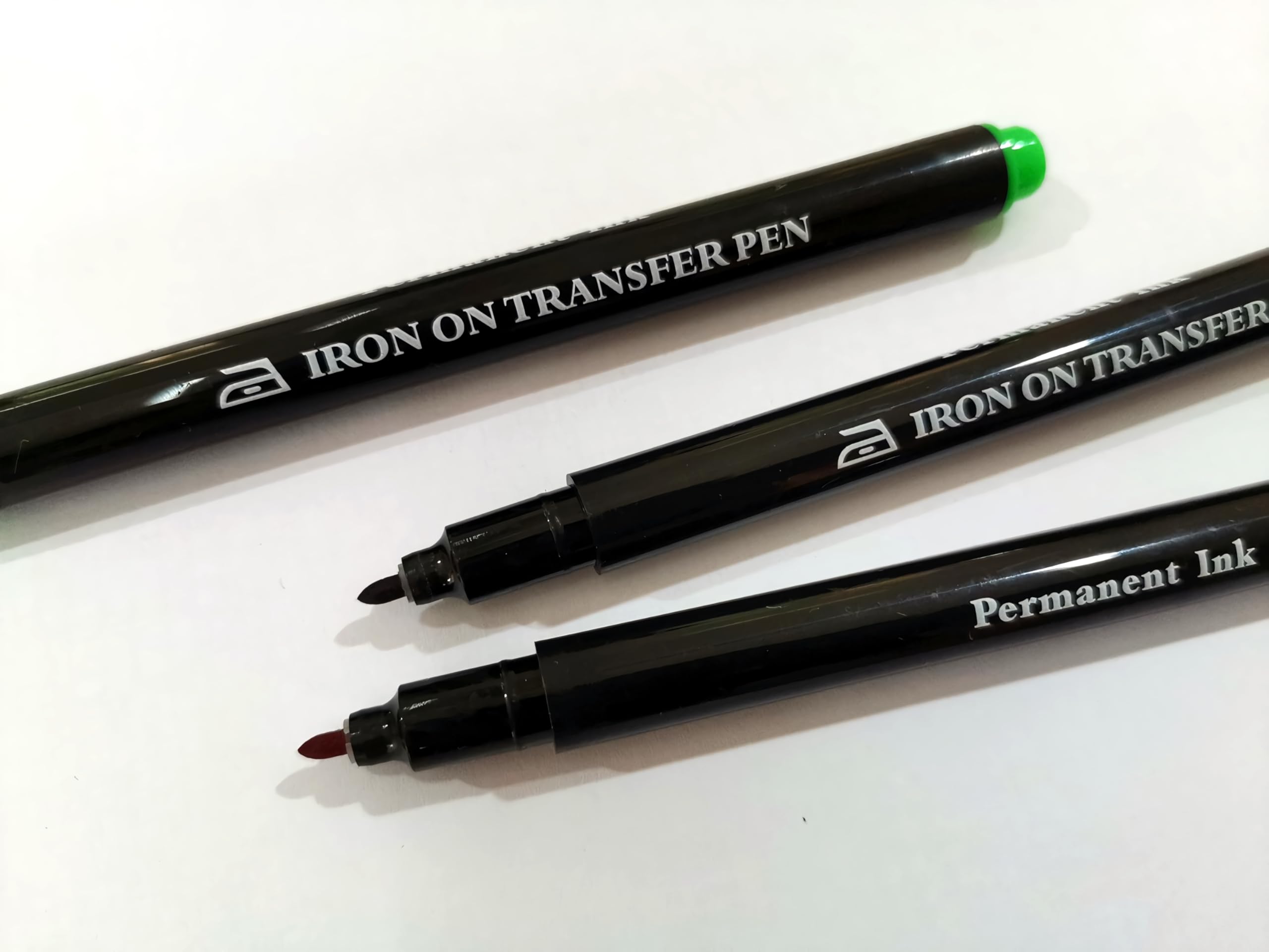 Iron On Transfer Pens for Fabric - 6 Pack Embroidery Transfer Marking Pens for DIY Crafts, Sewing & Quilting - Perfect for T-Shirts, Bags & Home Decor Projects